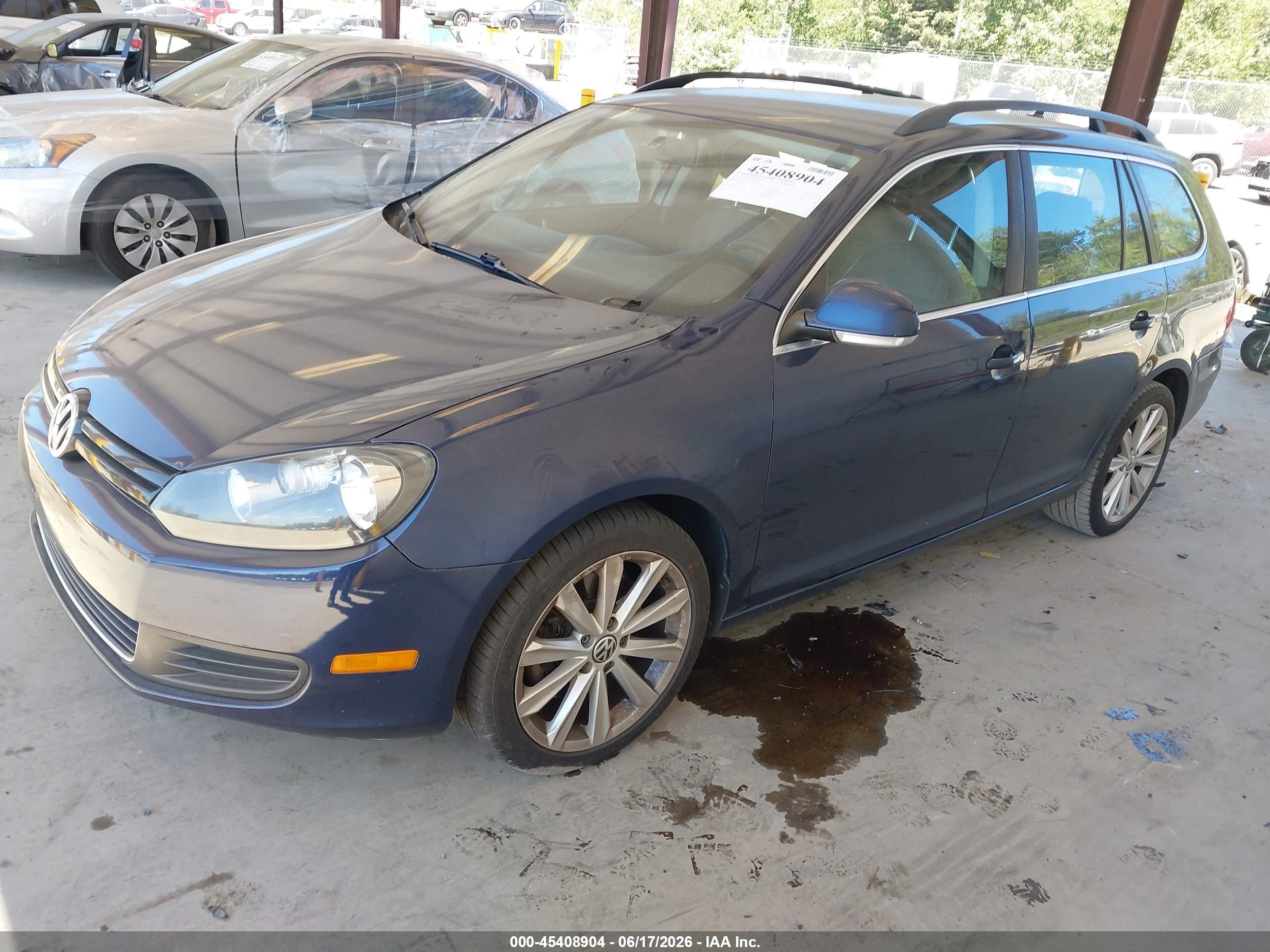 2013 Volkswagen Jetta Sportwagen 2.0l Tdi Blue vin: 3VWML7AJ0DM611560