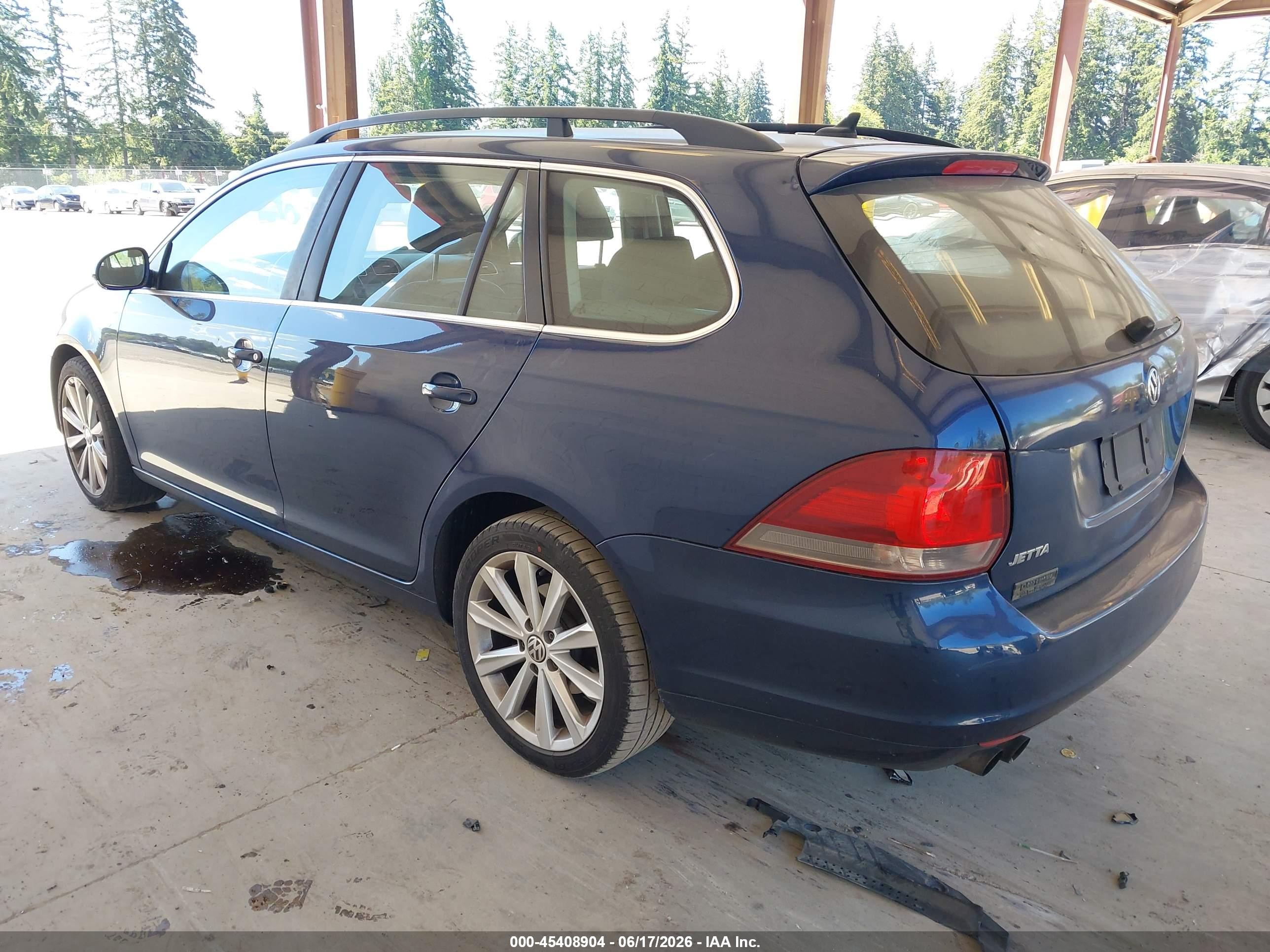 2013 Volkswagen Jetta Sportwagen 2.0l Tdi Blue vin: 3VWML7AJ0DM611560