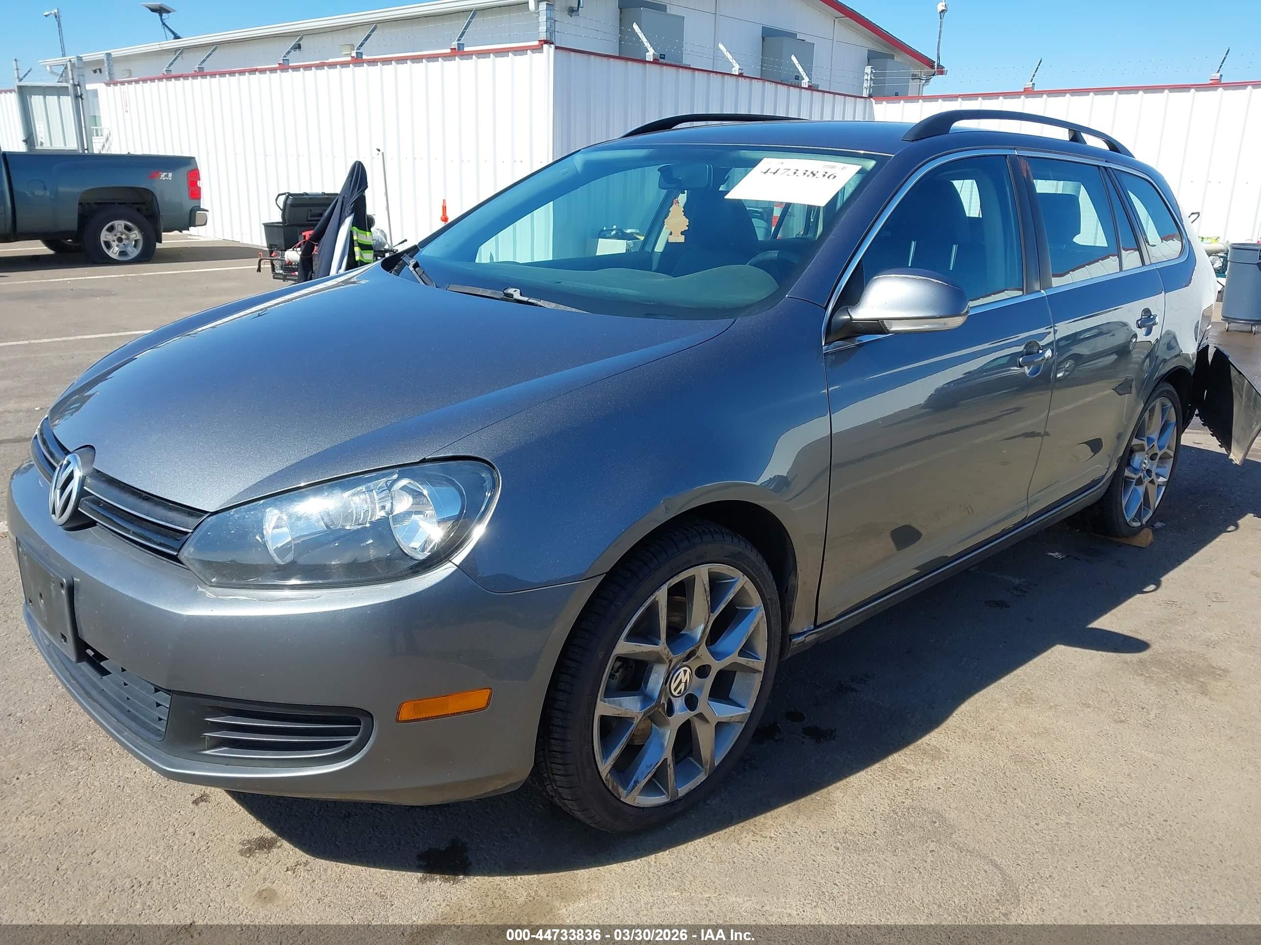 2013 Volkswagen Jetta Sportwagen 2.0l Tdi Gray vin: 3VWML7AJ0DM617634