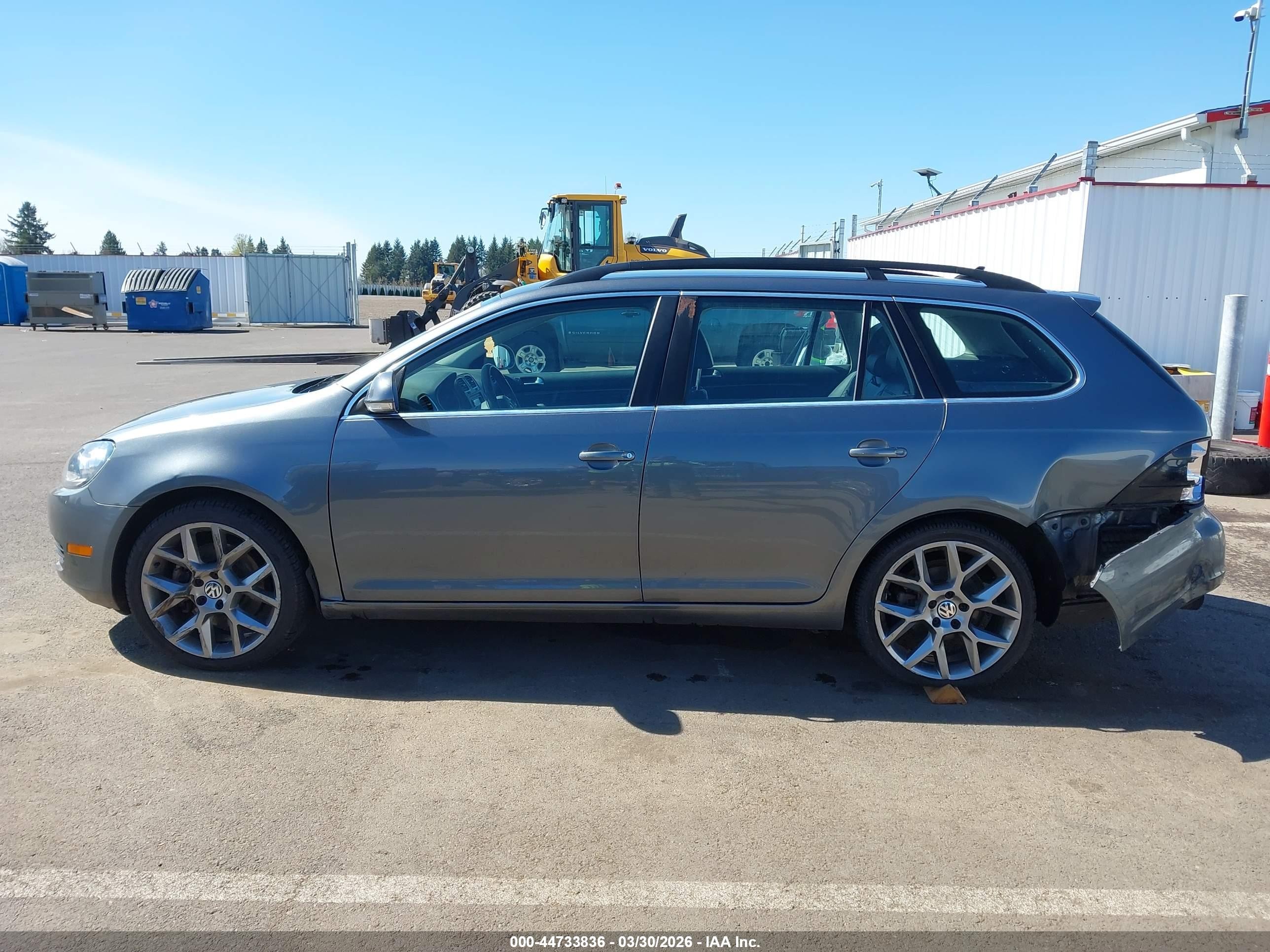 2013 Volkswagen Jetta Sportwagen 2.0l Tdi Gray vin: 3VWML7AJ0DM617634