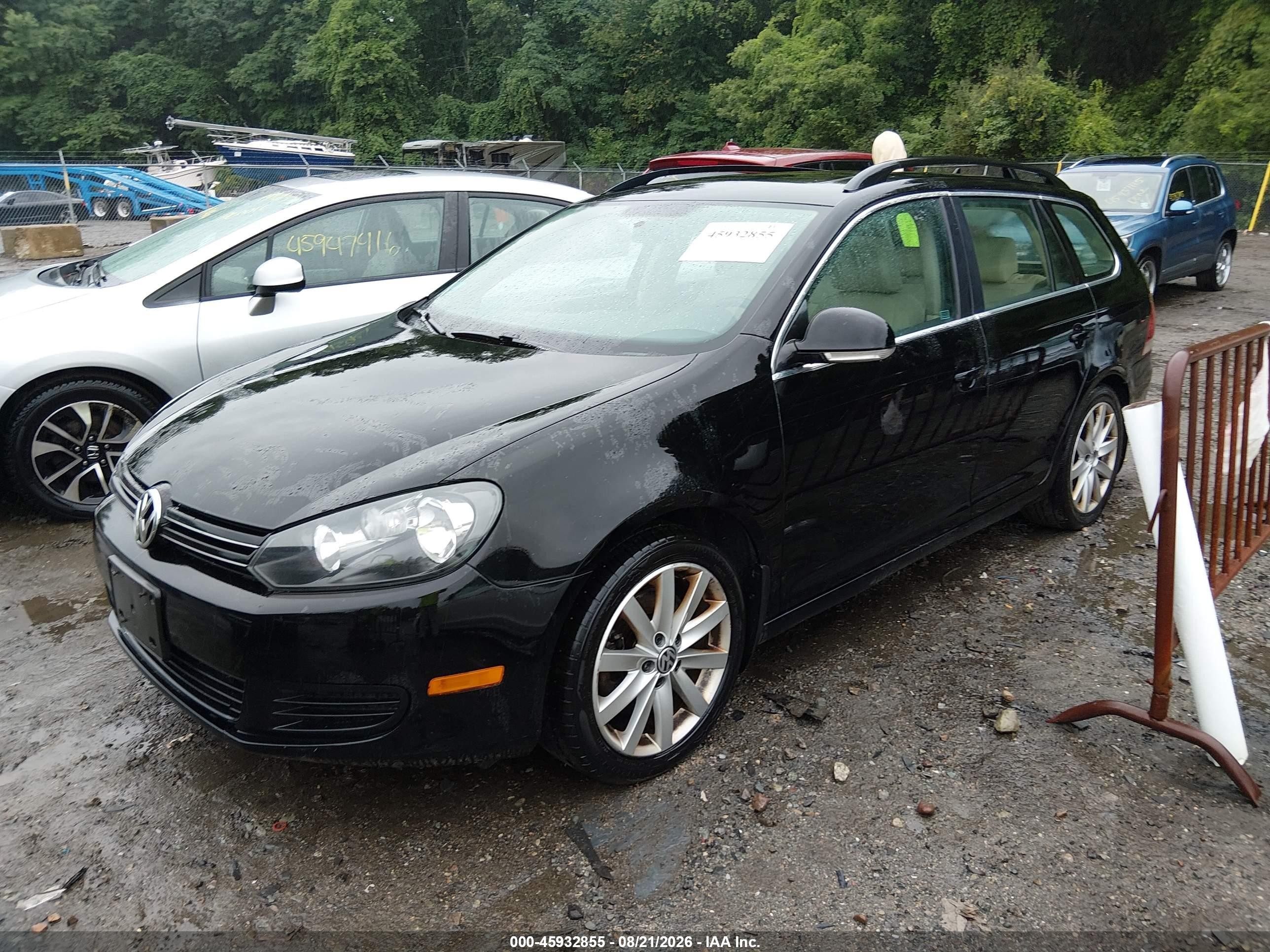 2013 Volkswagen Jetta Sportwagen 2.0l Tdi Black vin: 3VWML7AJ0DM653498