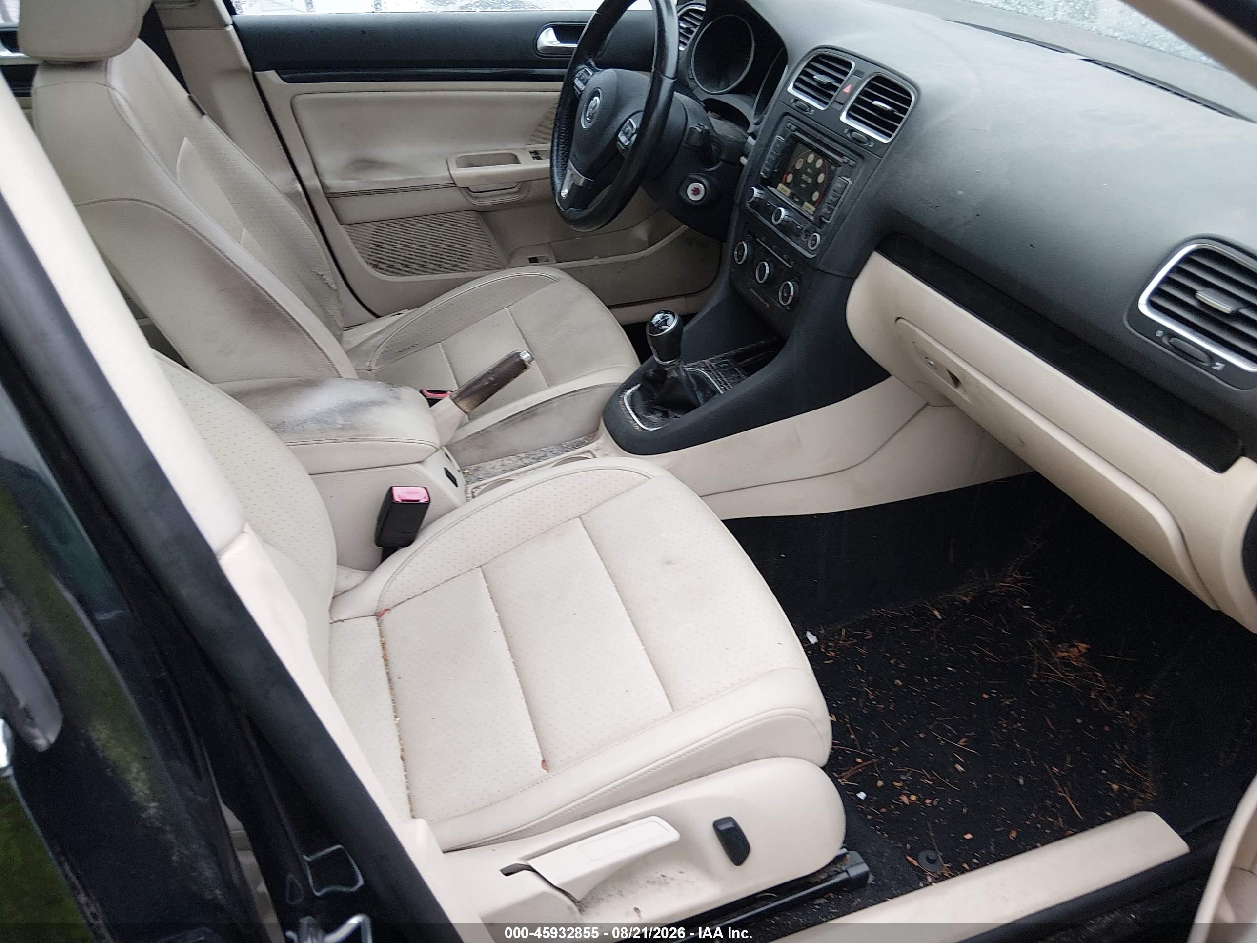 2013 Volkswagen Jetta Sportwagen 2.0l Tdi Black vin: 3VWML7AJ0DM653498