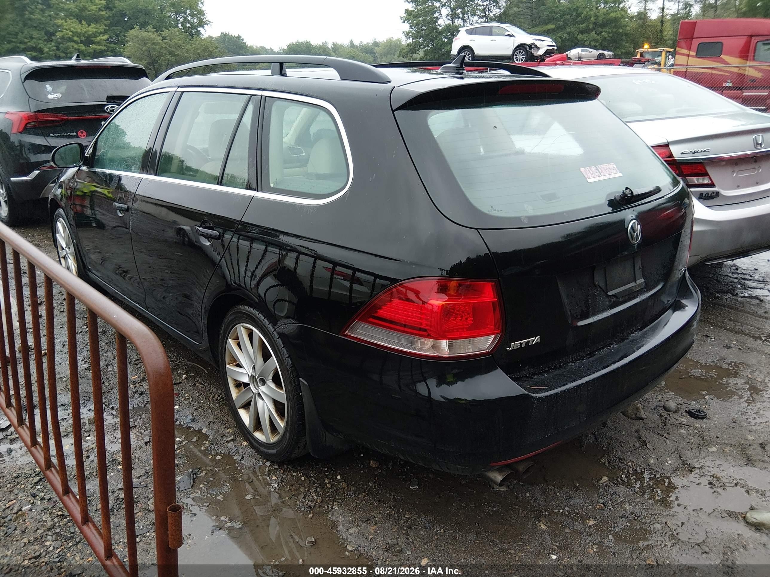 2013 Volkswagen Jetta Sportwagen 2.0l Tdi Black vin: 3VWML7AJ0DM653498