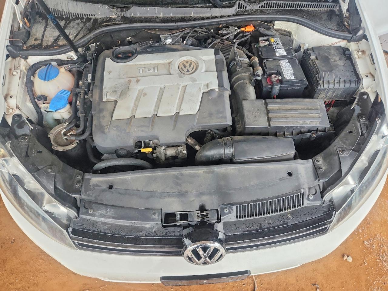 2014 Volkswagen Jetta Tdi Белый vin: 3VWML7AJ0EM604464