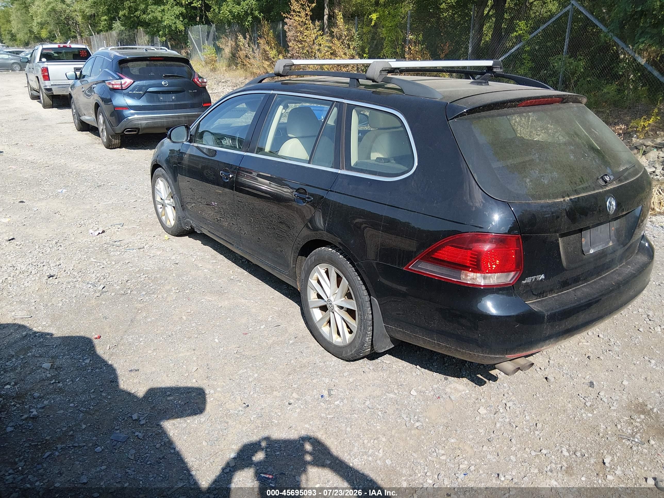 2011 Volkswagen Jetta Sportwagen 2.0l Tdi Black vin: 3VWML7AJ1BM610883