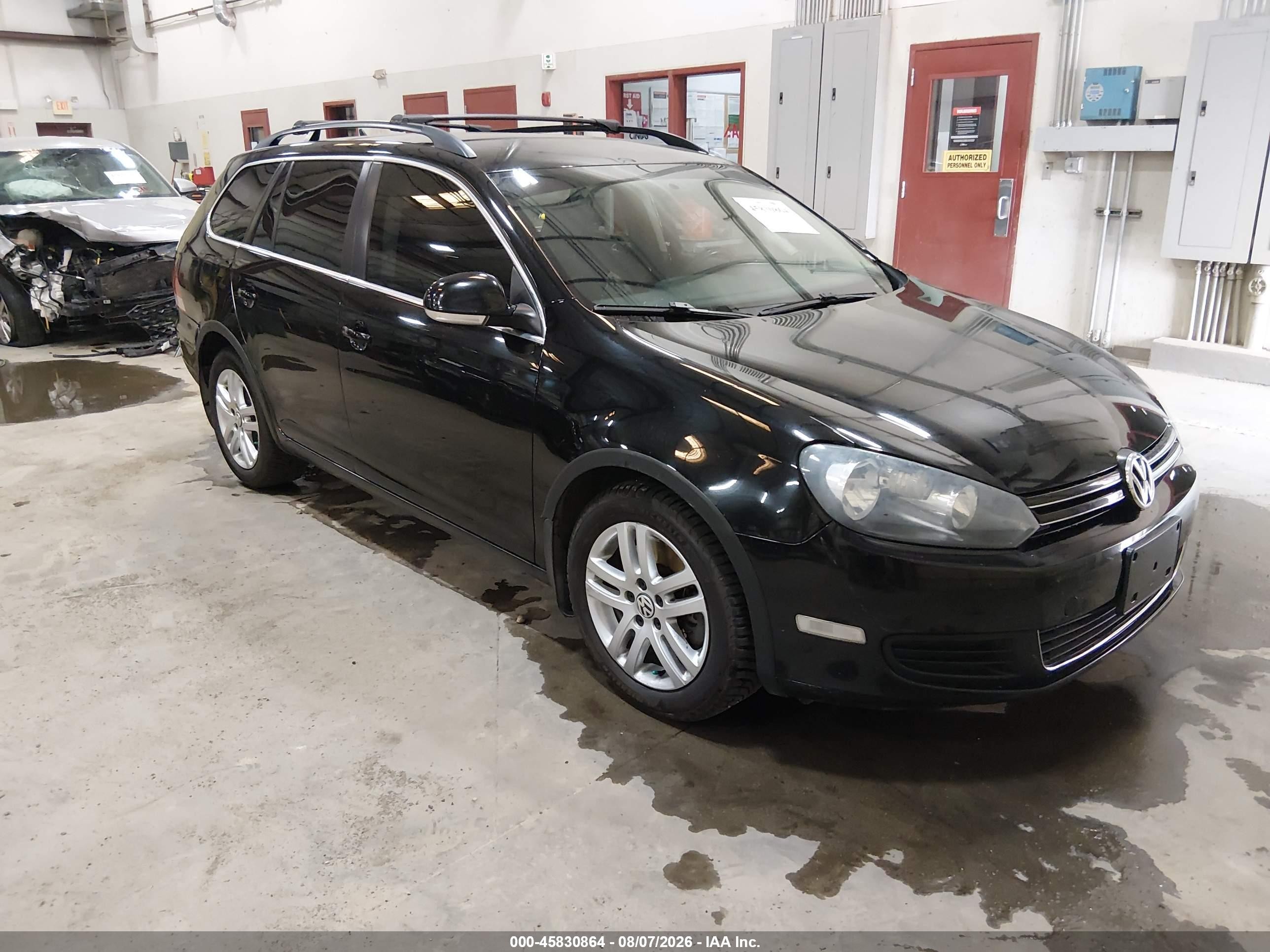 2011 Volkswagen Jetta Sportwagen 2.0l Tdi Black vin: 3VWML7AJ2BM683812