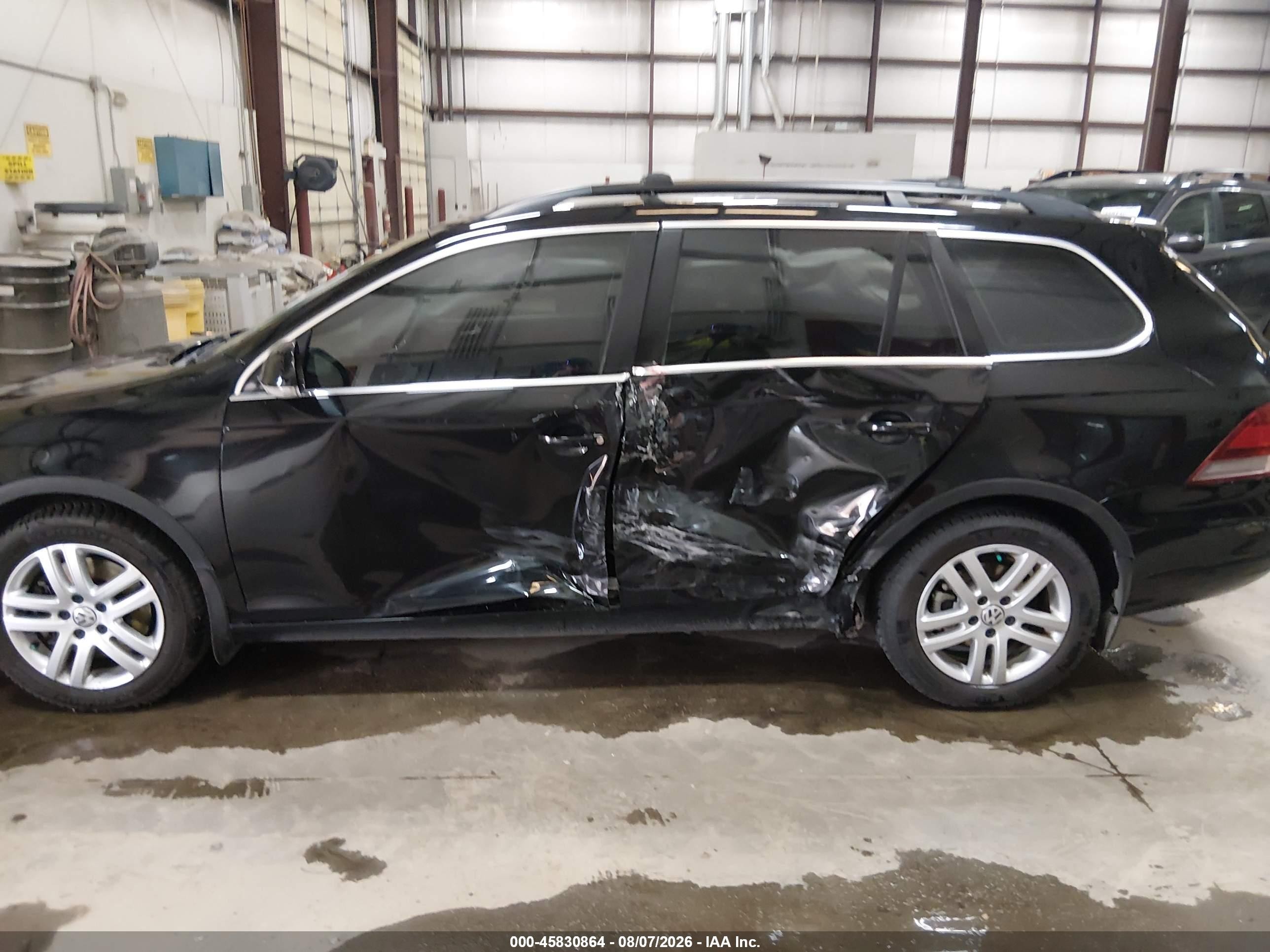 2011 Volkswagen Jetta Sportwagen 2.0l Tdi Black vin: 3VWML7AJ2BM683812