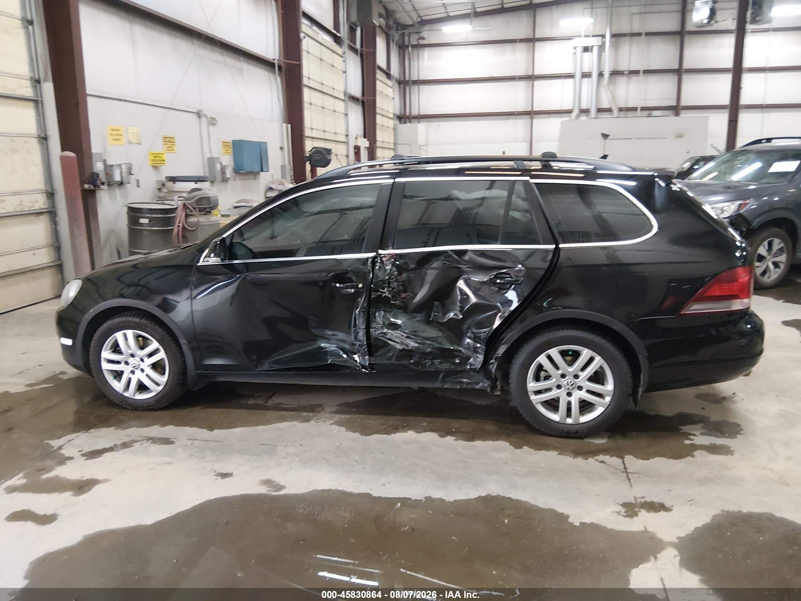 2011 Volkswagen Jetta Sportwagen 2.0l Tdi Black vin: 3VWML7AJ2BM683812