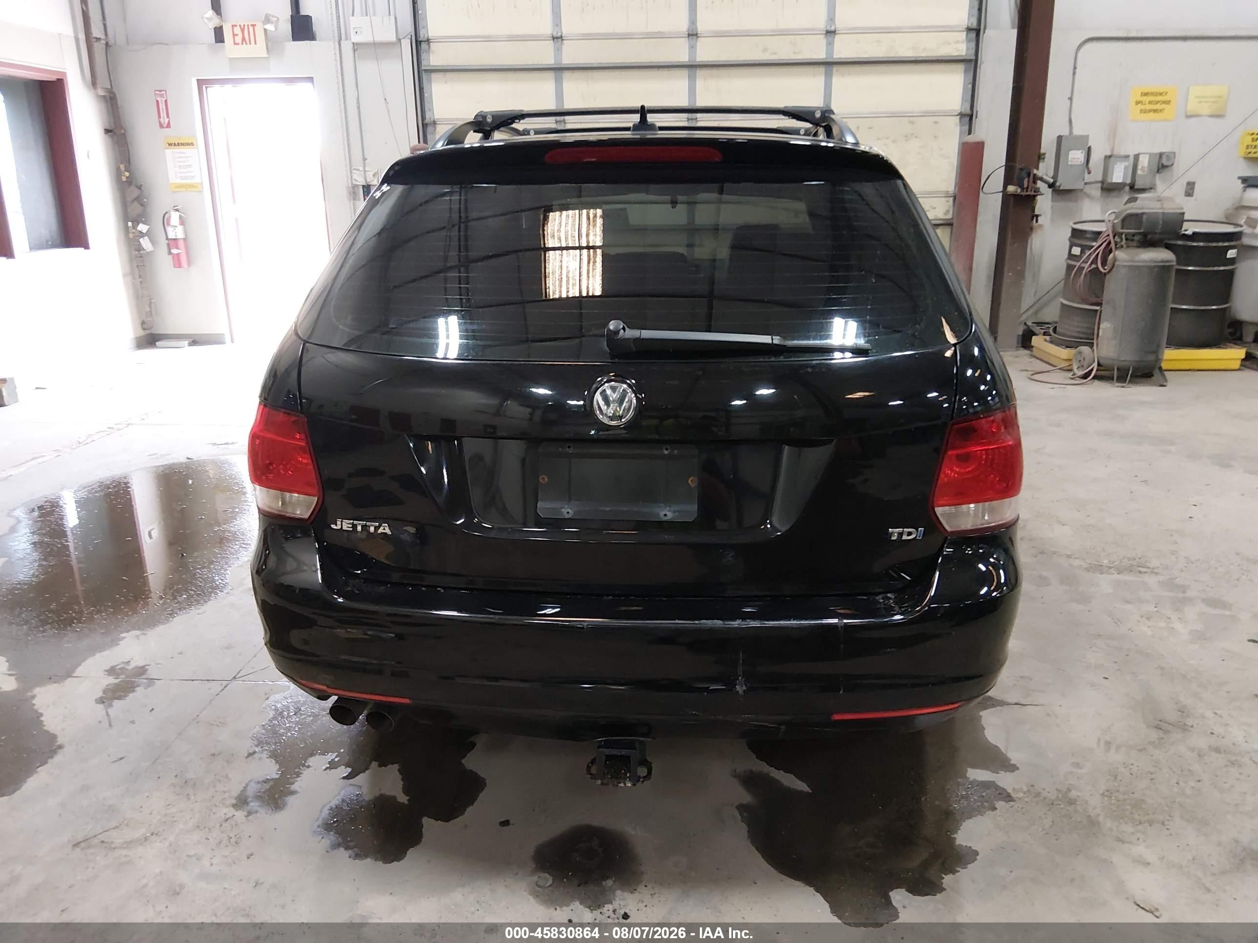 2011 Volkswagen Jetta Sportwagen 2.0l Tdi Black vin: 3VWML7AJ2BM683812