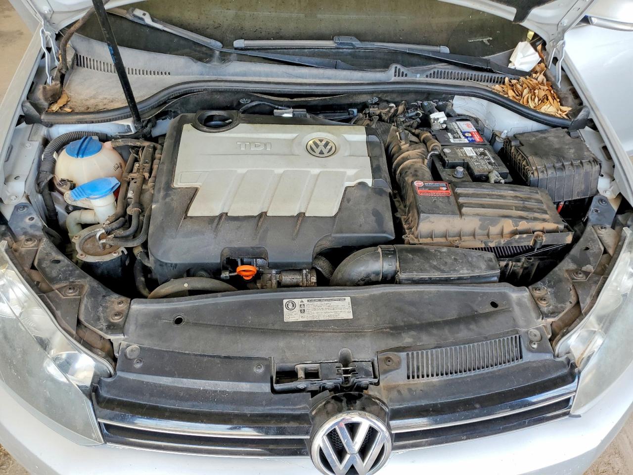 2012 Volkswagen Jetta Tdi Silver vin: 3VWML7AJ2CM604205
