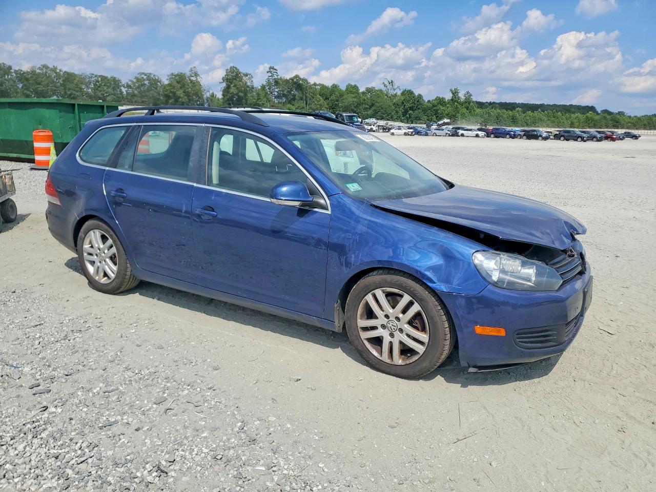 2013 Volkswagen Jetta Tdi Blue vin: 3VWML7AJ2DM649811