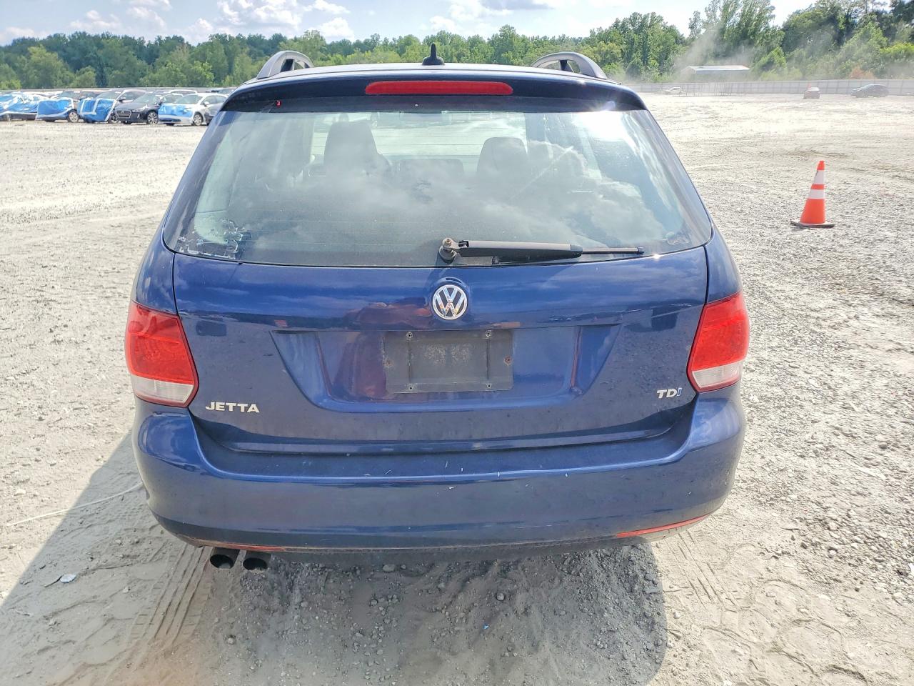 2013 Volkswagen Jetta Tdi Blue vin: 3VWML7AJ2DM649811