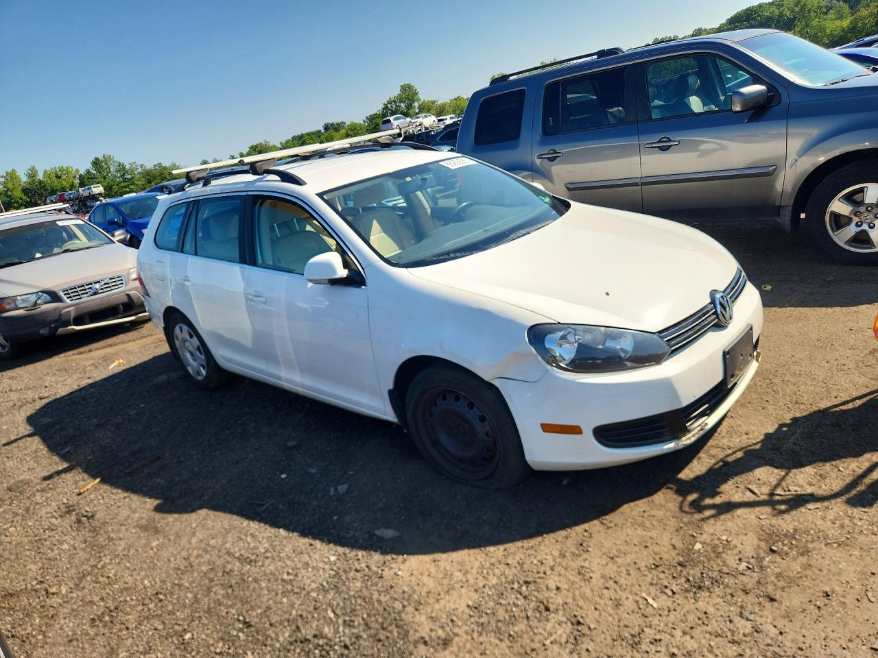 2013 Volkswagen Jetta Tdi White vin: 3VWML7AJ2DM661103