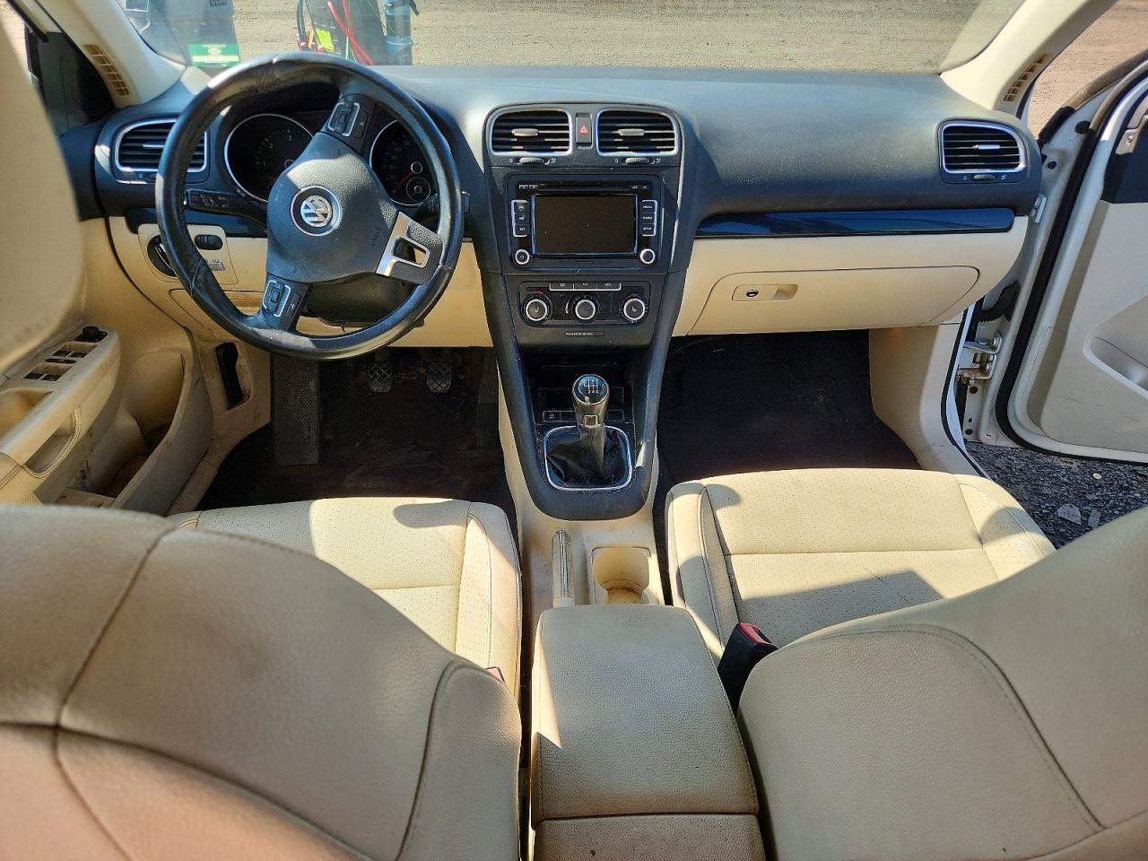2013 Volkswagen Jetta Tdi White vin: 3VWML7AJ2DM661103