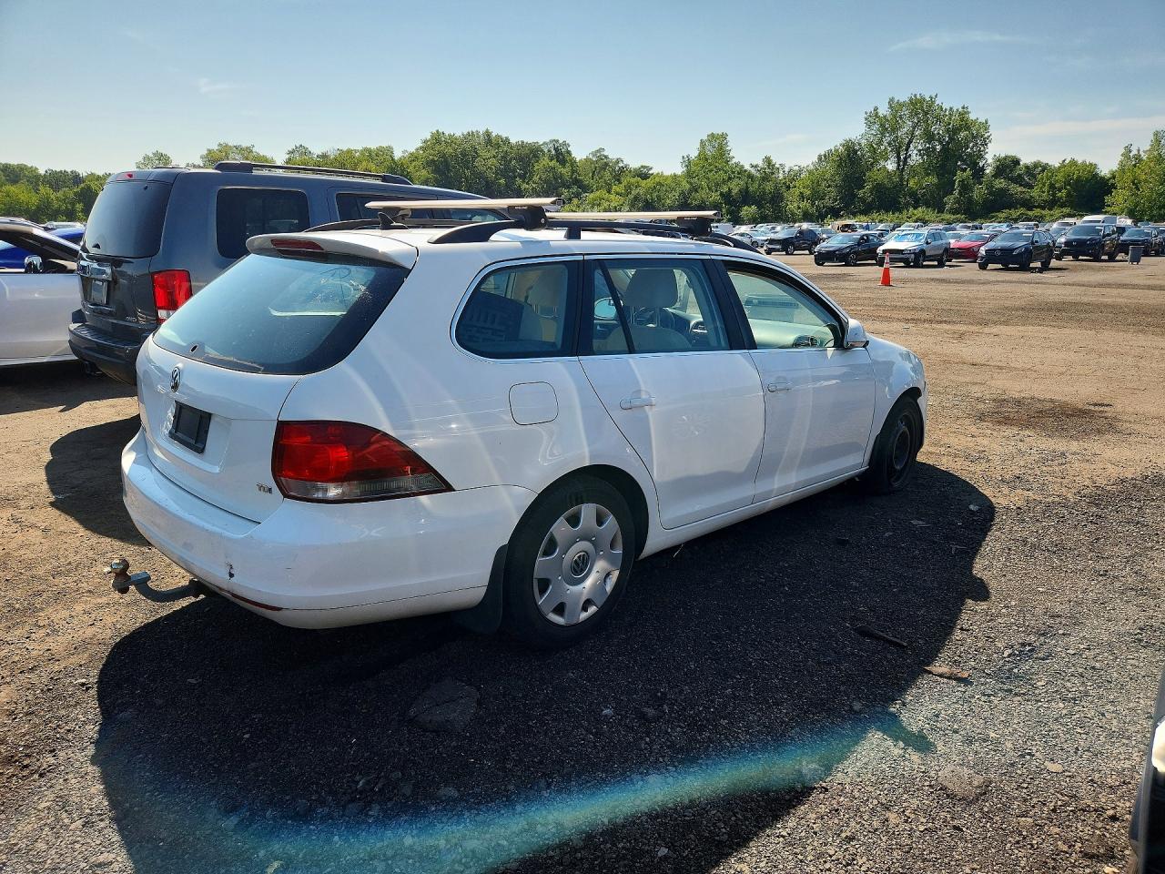2013 Volkswagen Jetta Tdi White vin: 3VWML7AJ2DM661103