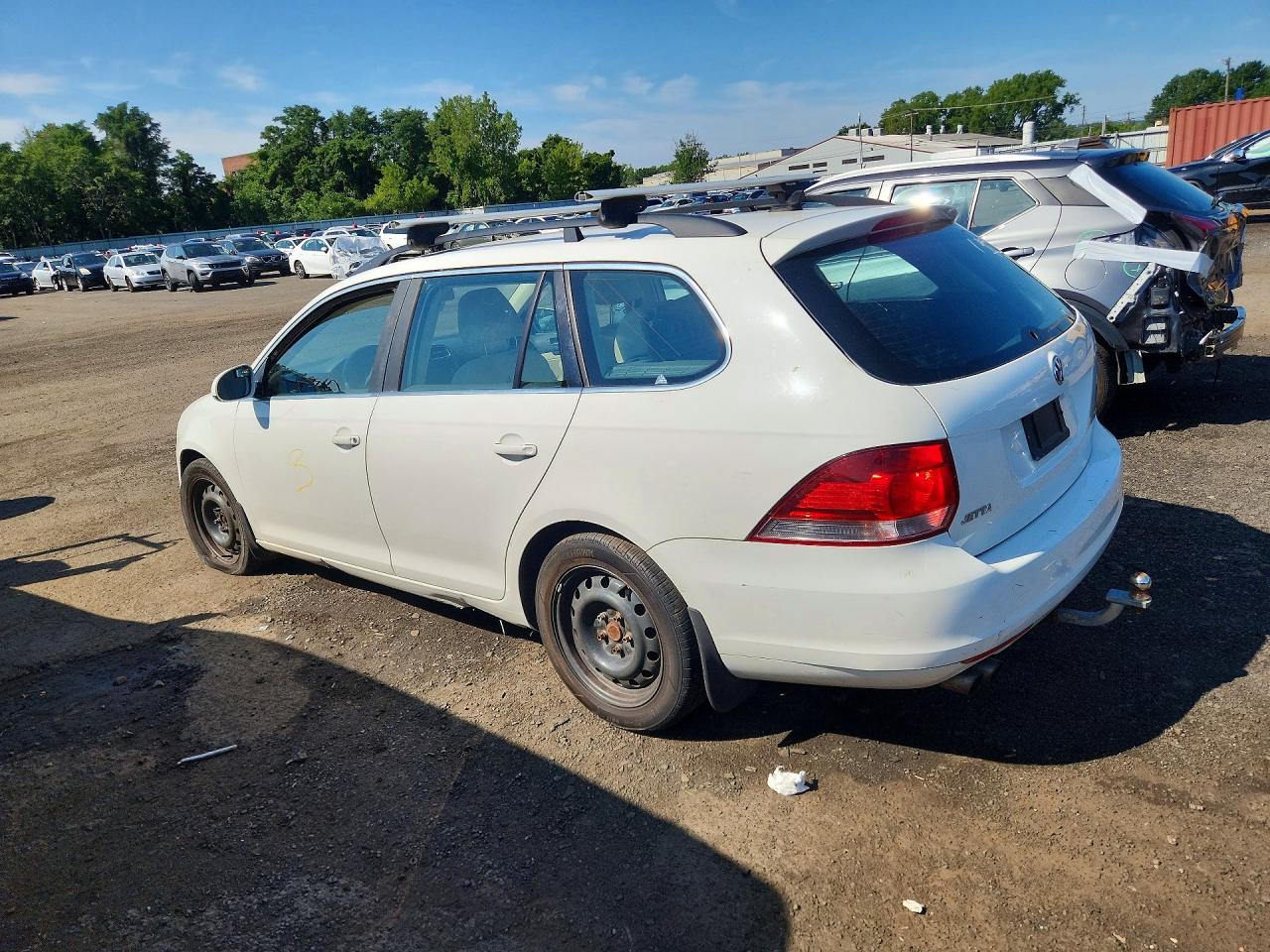 2013 Volkswagen Jetta Tdi White vin: 3VWML7AJ2DM661103