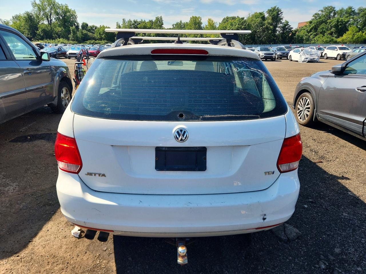 2013 Volkswagen Jetta Tdi White vin: 3VWML7AJ2DM661103