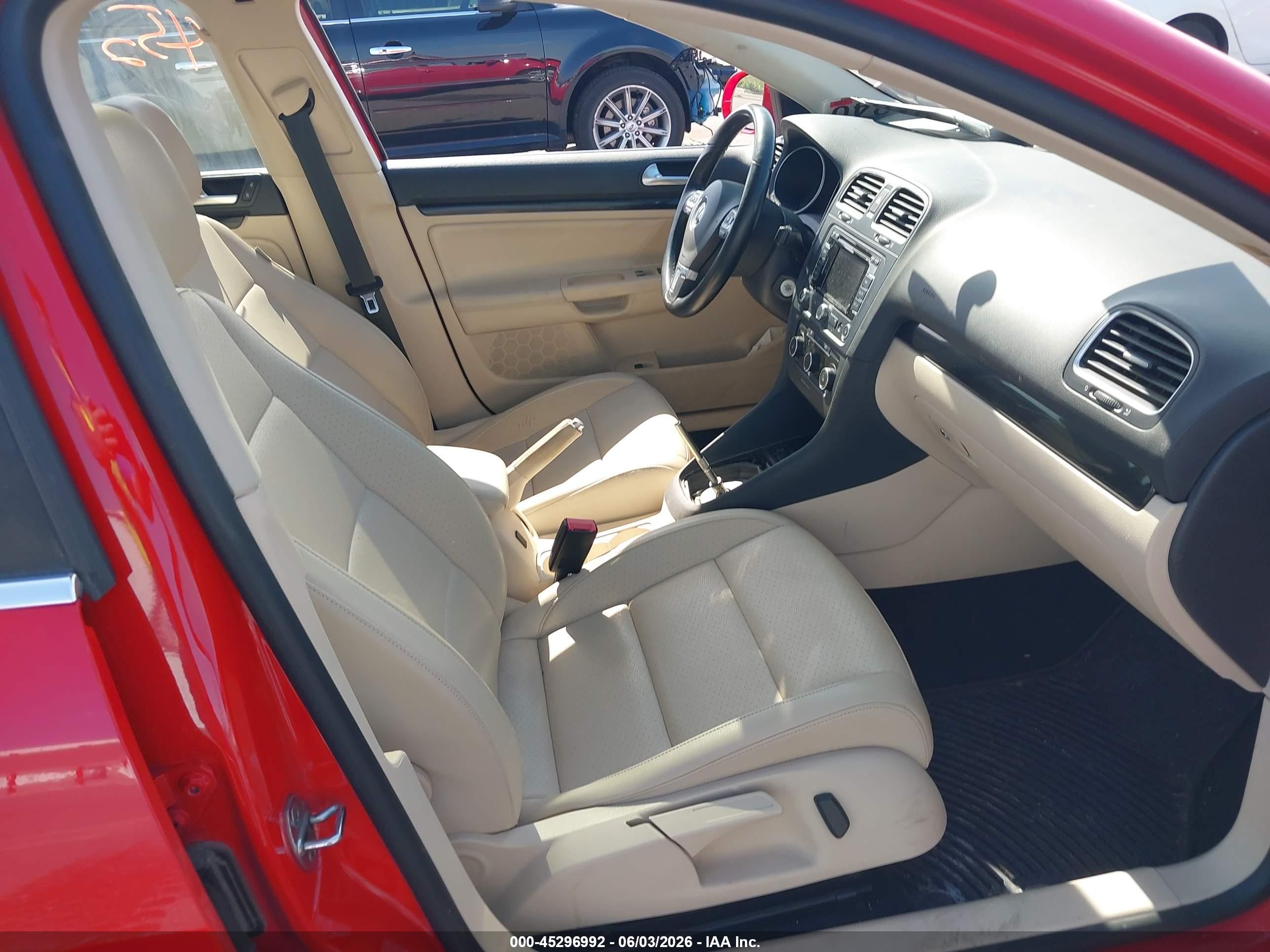 2013 Volkswagen Jetta Sportwagen 2.0l Tdi Red vin: 3VWML7AJ2DM689306
