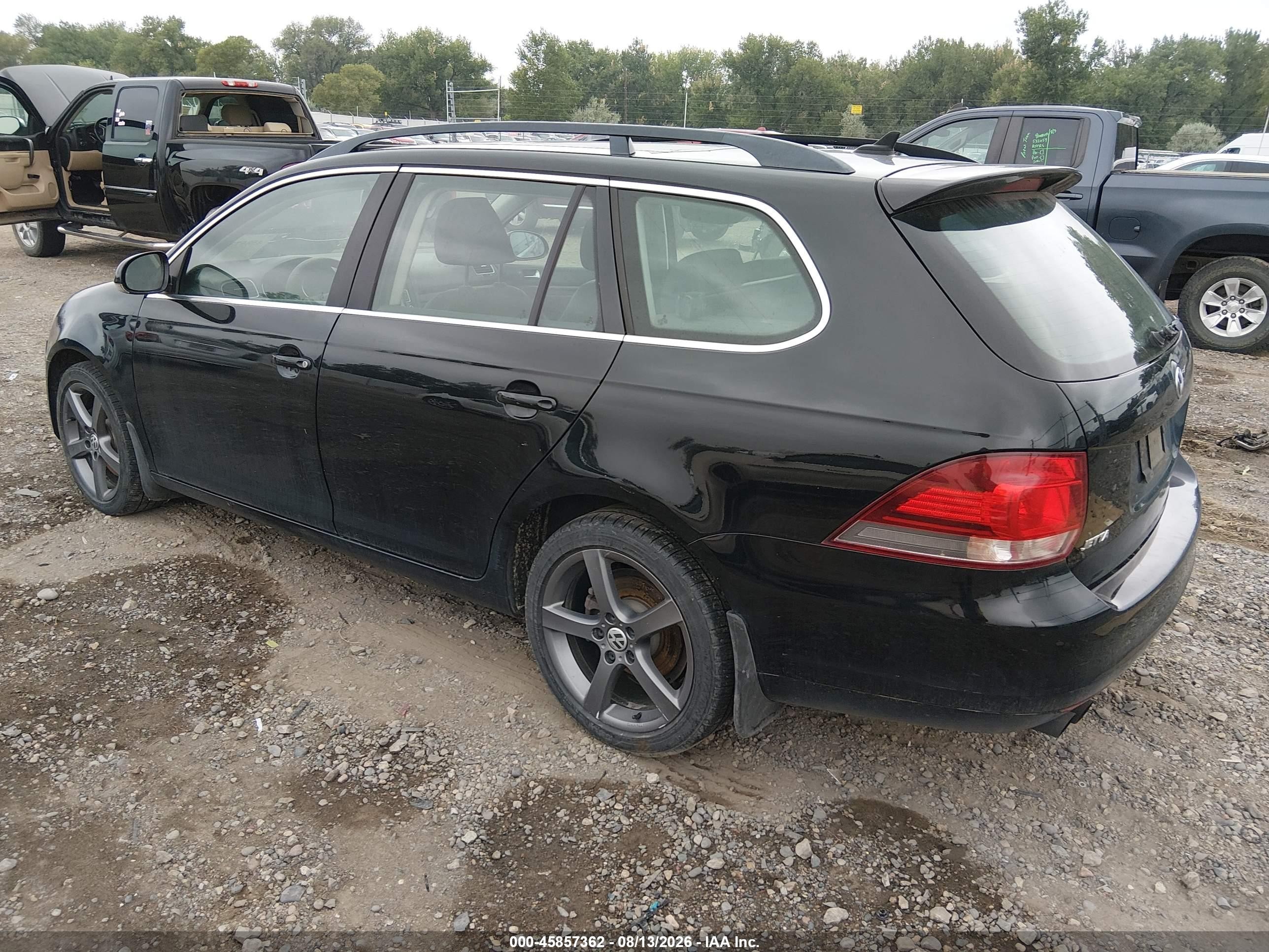 2011 Volkswagen Jetta Sportwagen 2.0l Tdi Black vin: 3VWML7AJ4BM648026