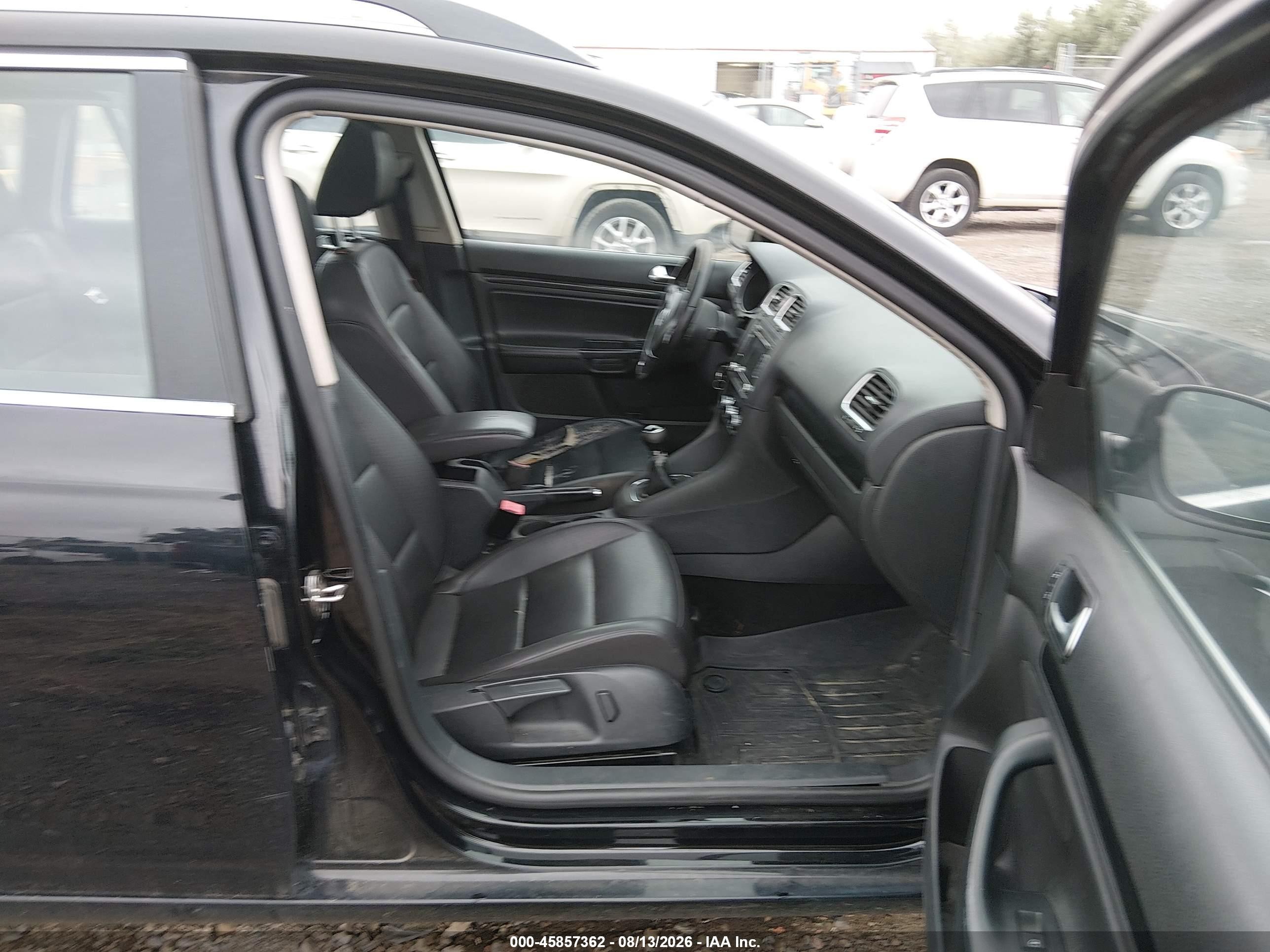 2011 Volkswagen Jetta Sportwagen 2.0l Tdi Black vin: 3VWML7AJ4BM648026