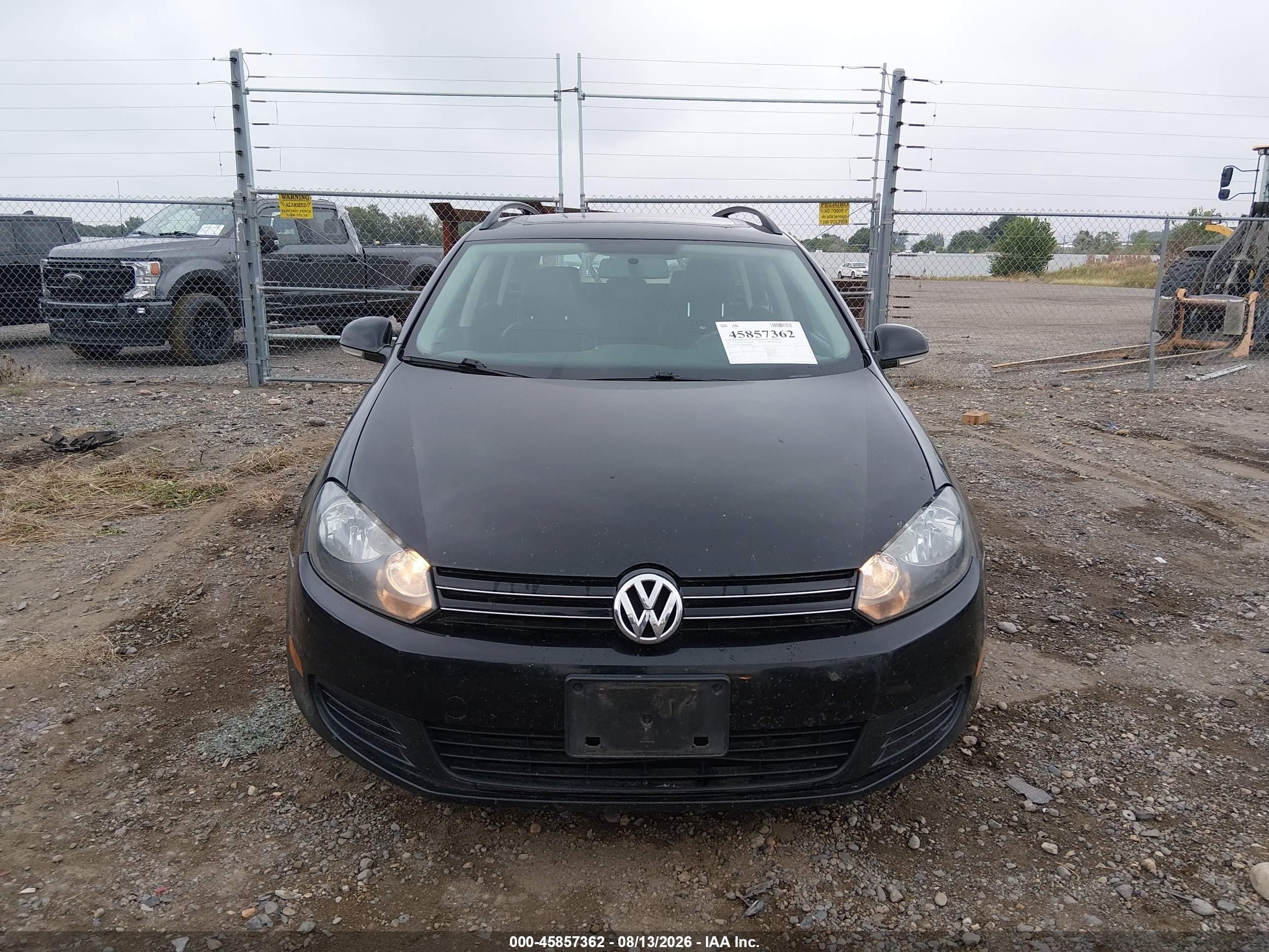 2011 Volkswagen Jetta Sportwagen 2.0l Tdi Black vin: 3VWML7AJ4BM648026
