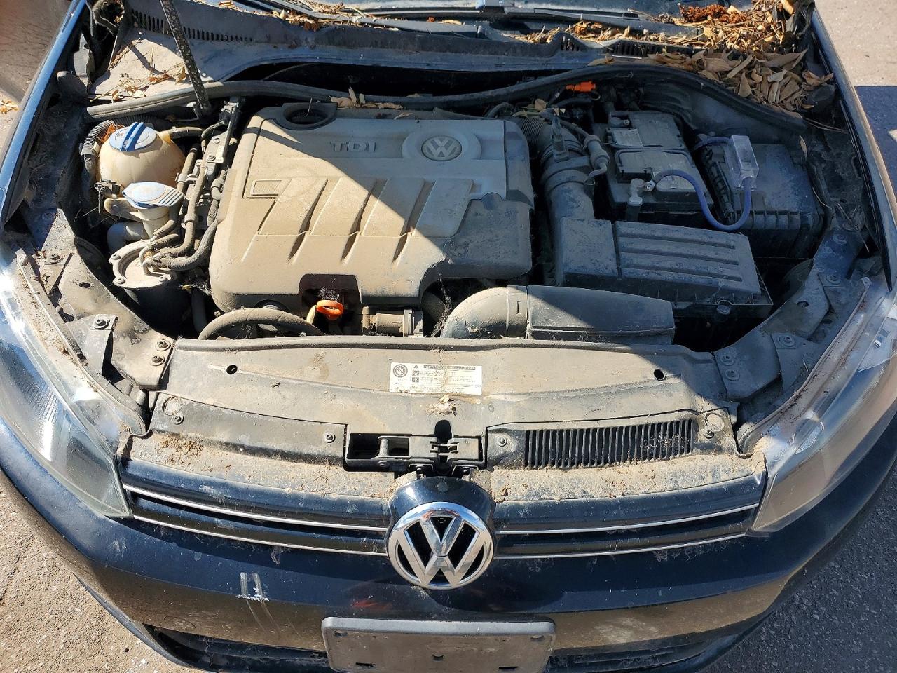 2012 Volkswagen Jetta Tdi Черный vin: 3VWML7AJ4CM659061