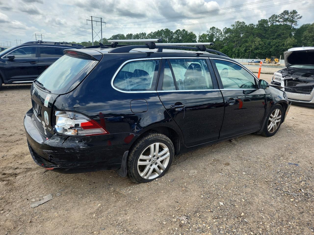 2013 Volkswagen Jetta Tdi Black vin: 3VWML7AJ4DM696404