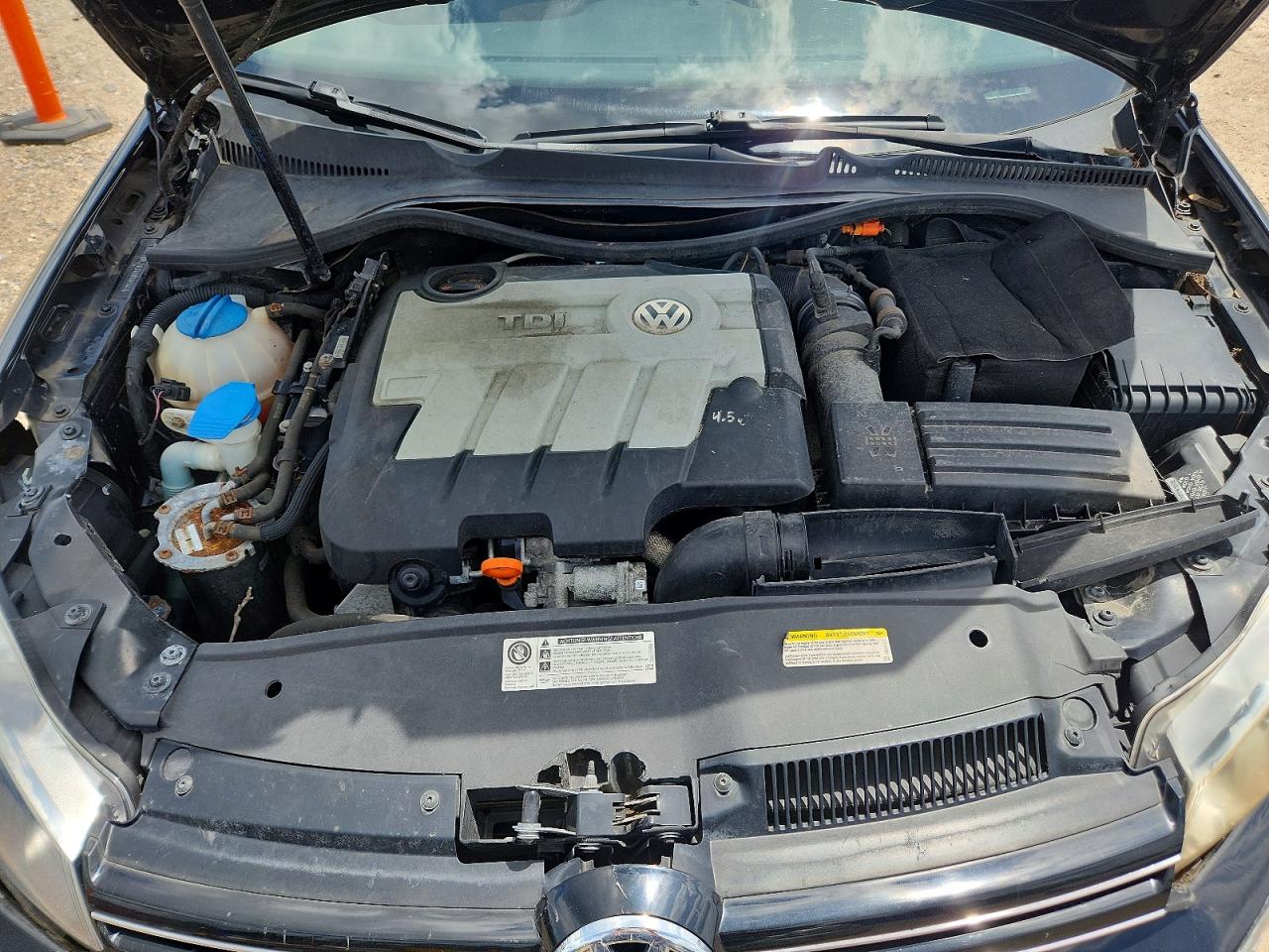 2013 Volkswagen Jetta Tdi Black vin: 3VWML7AJ4DM696404