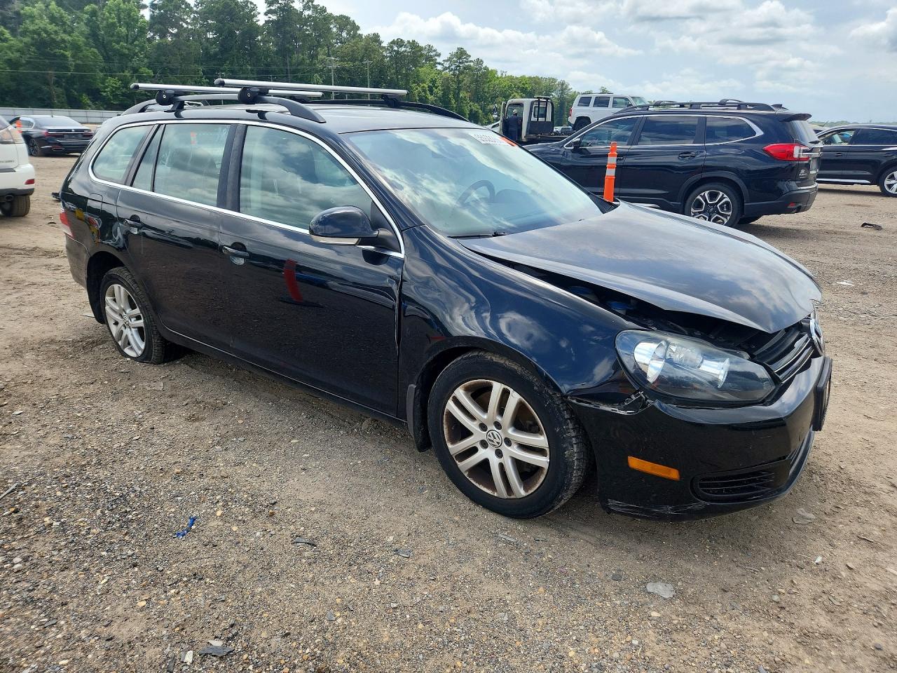 2013 Volkswagen Jetta Tdi Black vin: 3VWML7AJ4DM696404