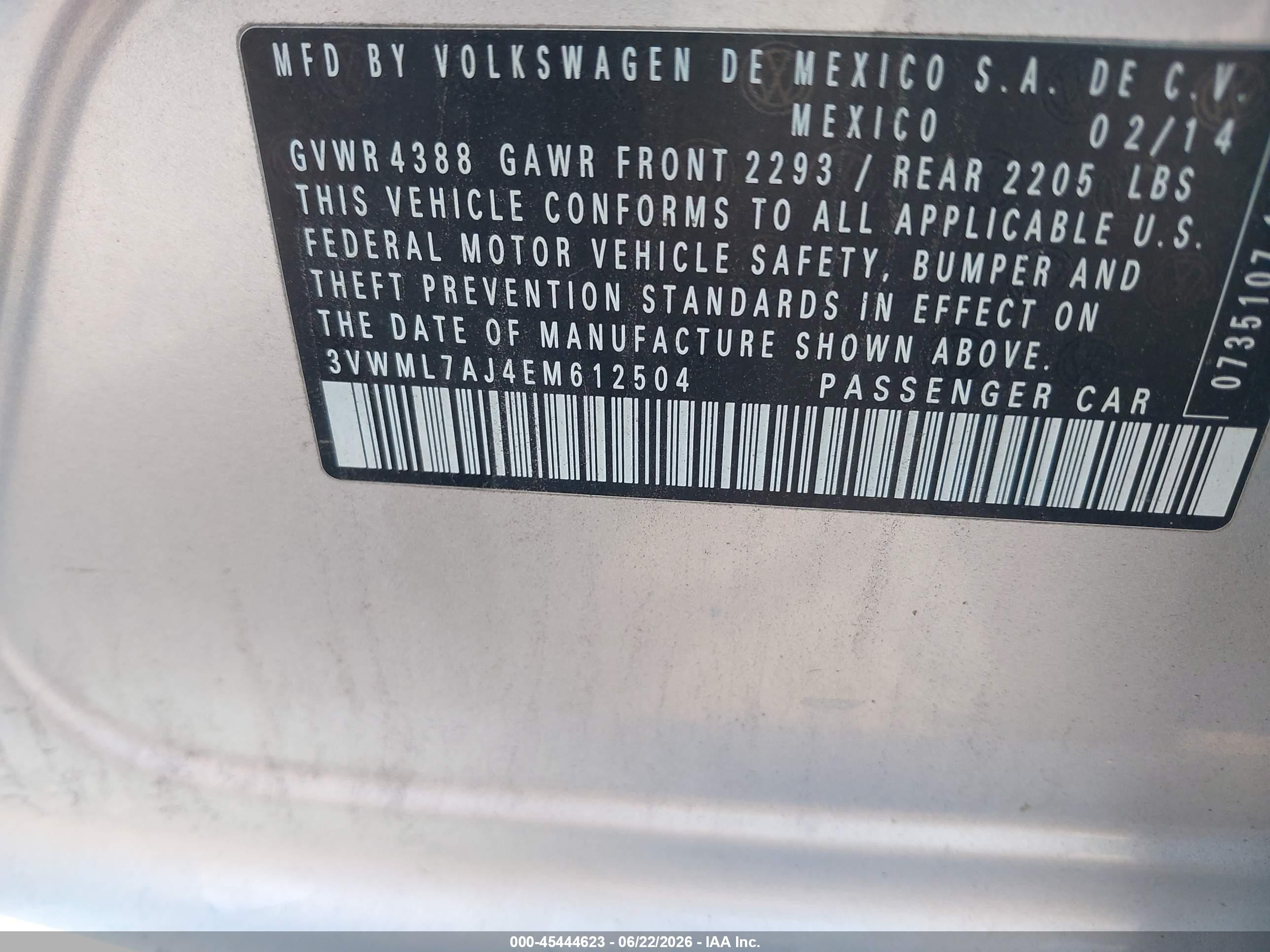 2014 Volkswagen Jetta Sportwagen 2.0l Tdi Silver vin: 3VWML7AJ4EM612504