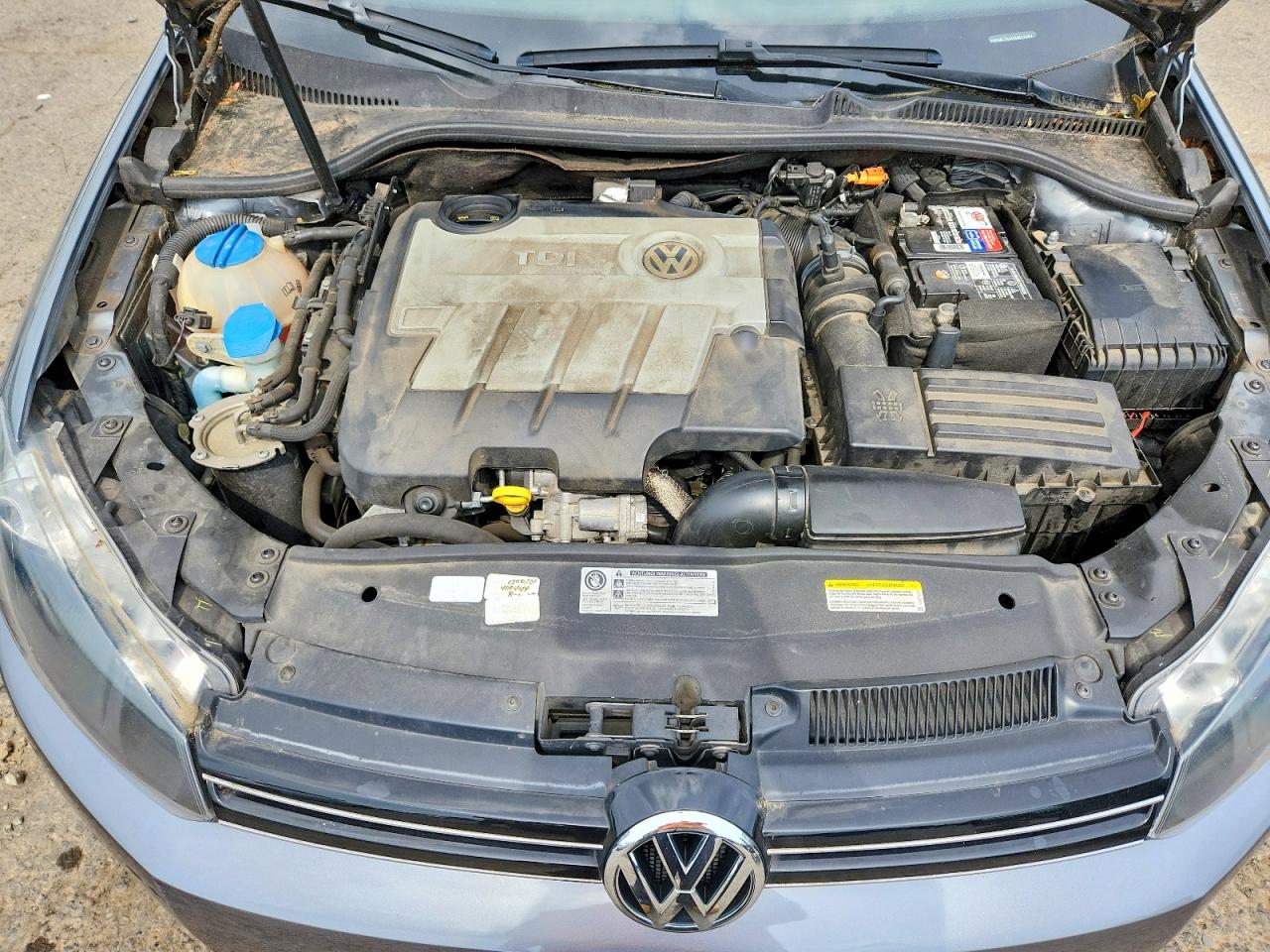 2014 Volkswagen Jetta Tdi Серый vin: 3VWML7AJ4EM622384