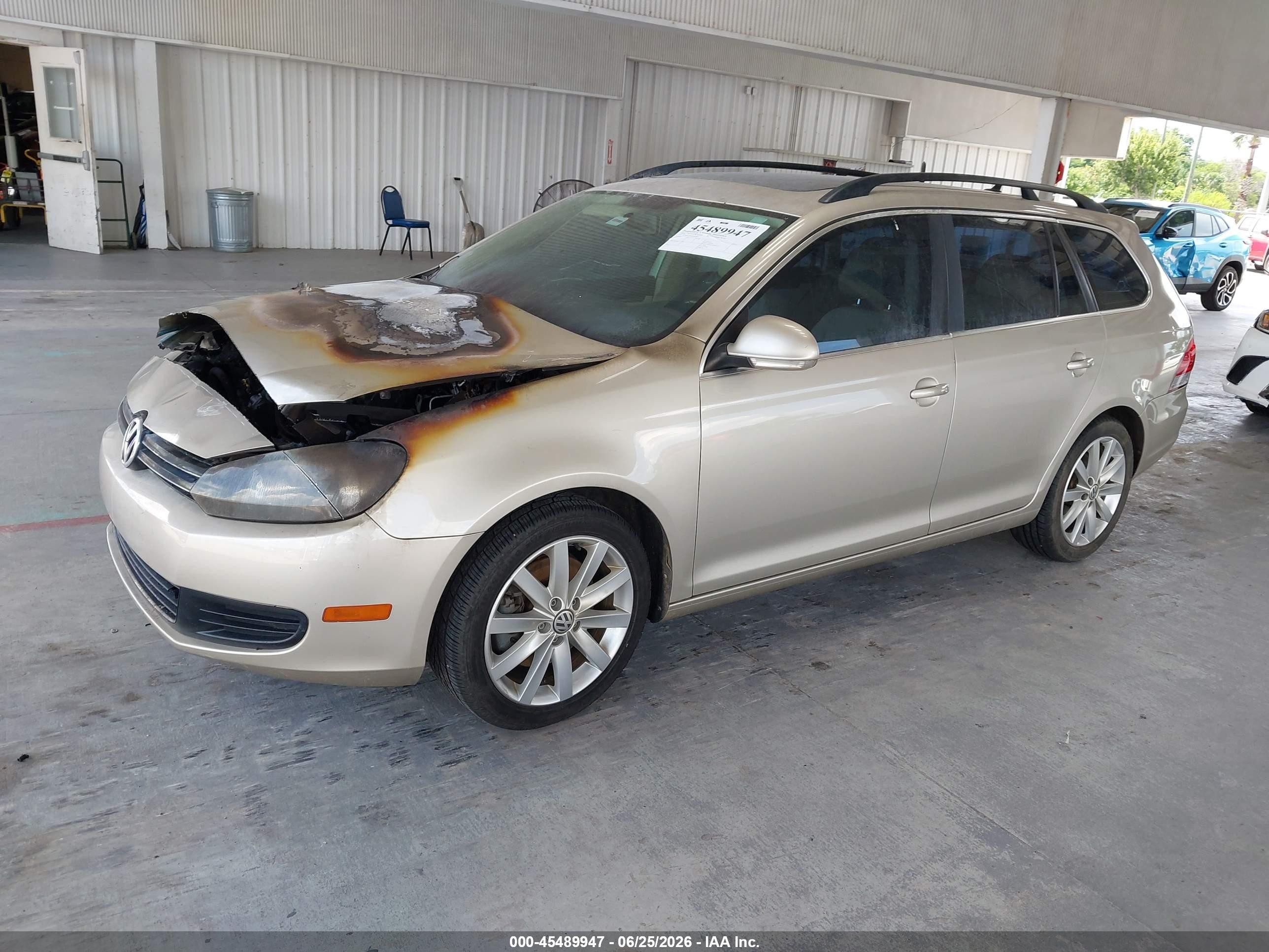 2014 Volkswagen Jetta Sportwagen 2.0l Tdi Gold vin: 3VWML7AJ4EM628296