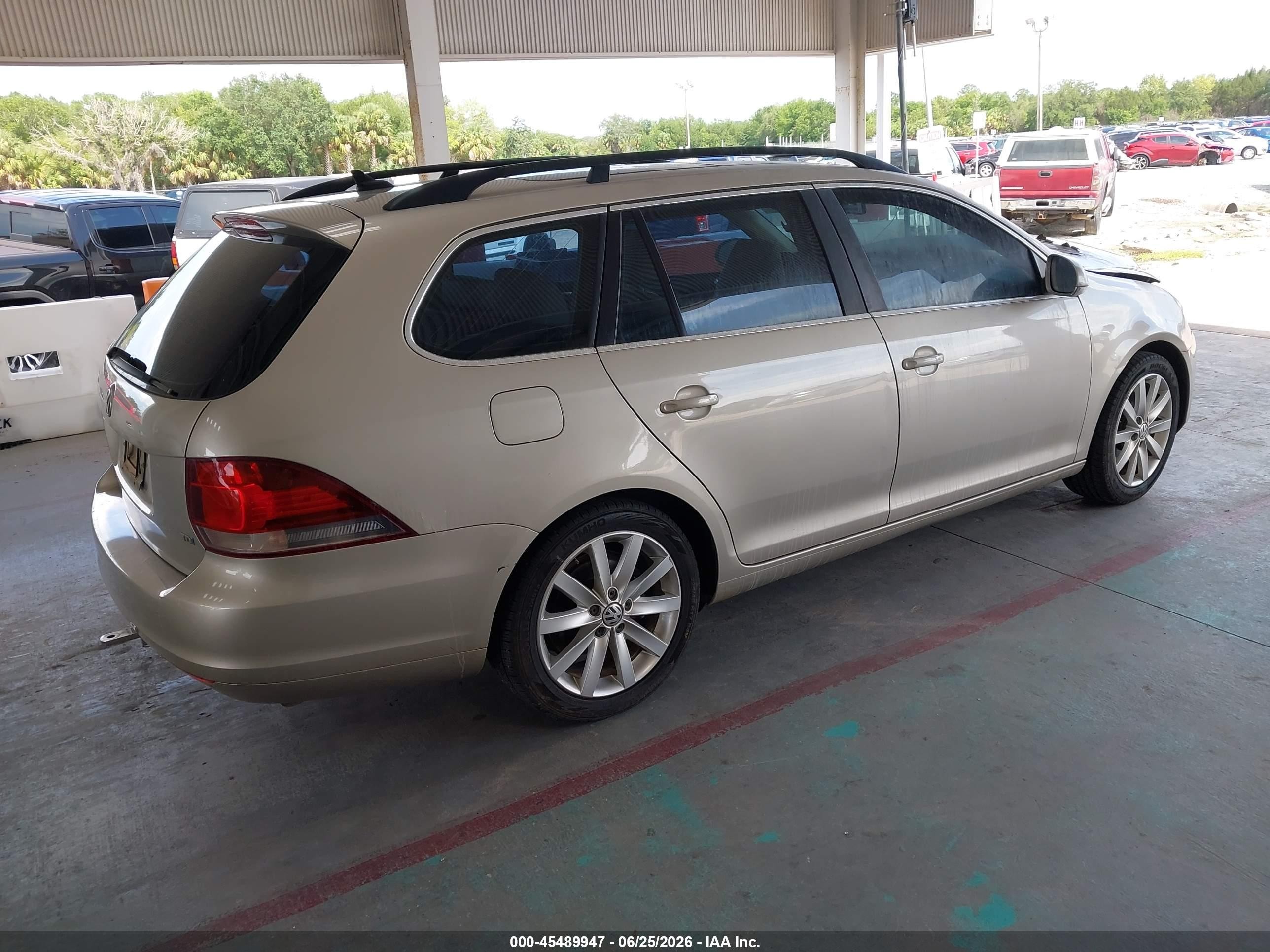 2014 Volkswagen Jetta Sportwagen 2.0l Tdi Gold vin: 3VWML7AJ4EM628296