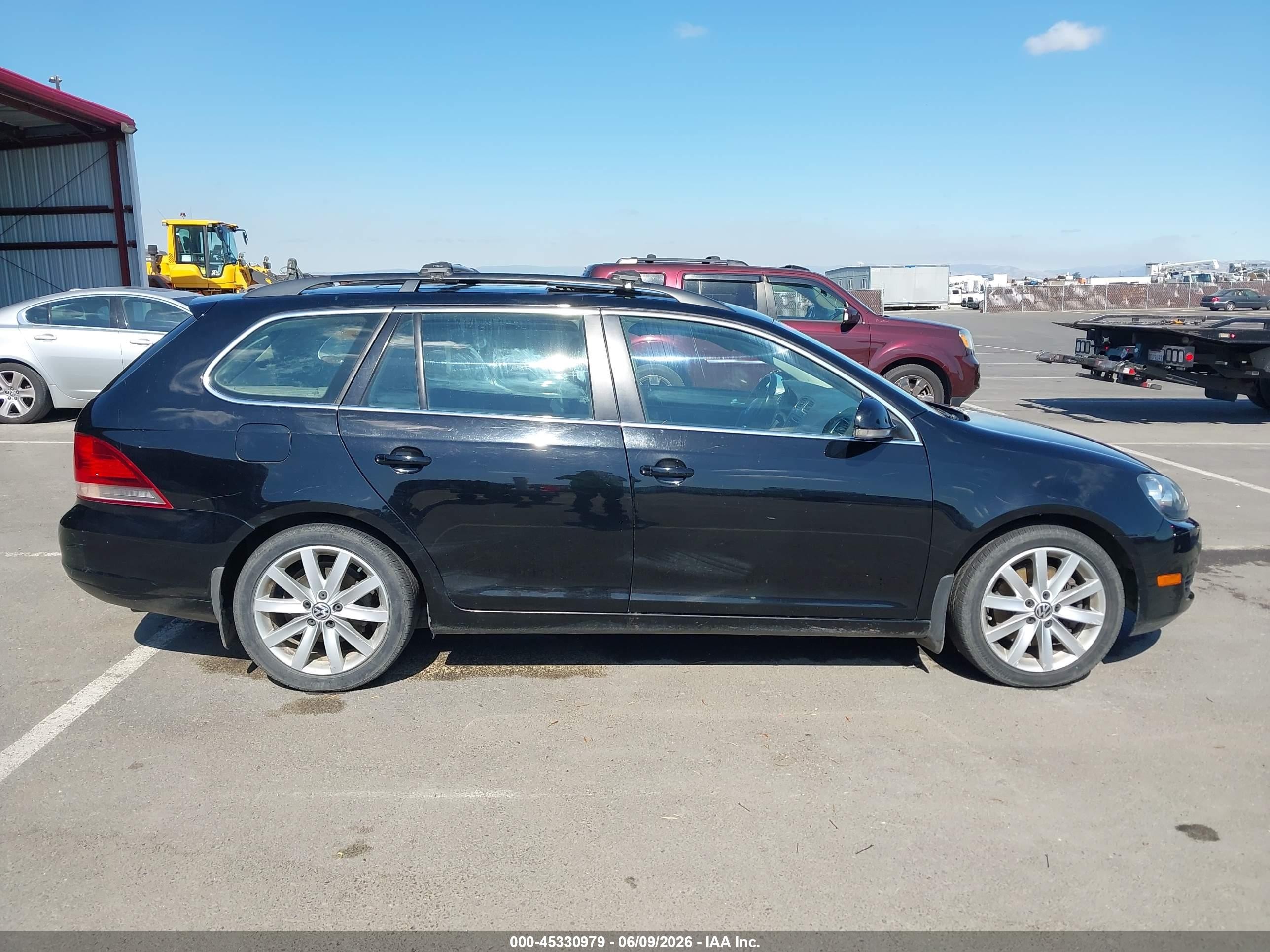2012 Volkswagen Jetta Sportwagen 2.0l Tdi Black vin: 3VWML7AJ5CM650594