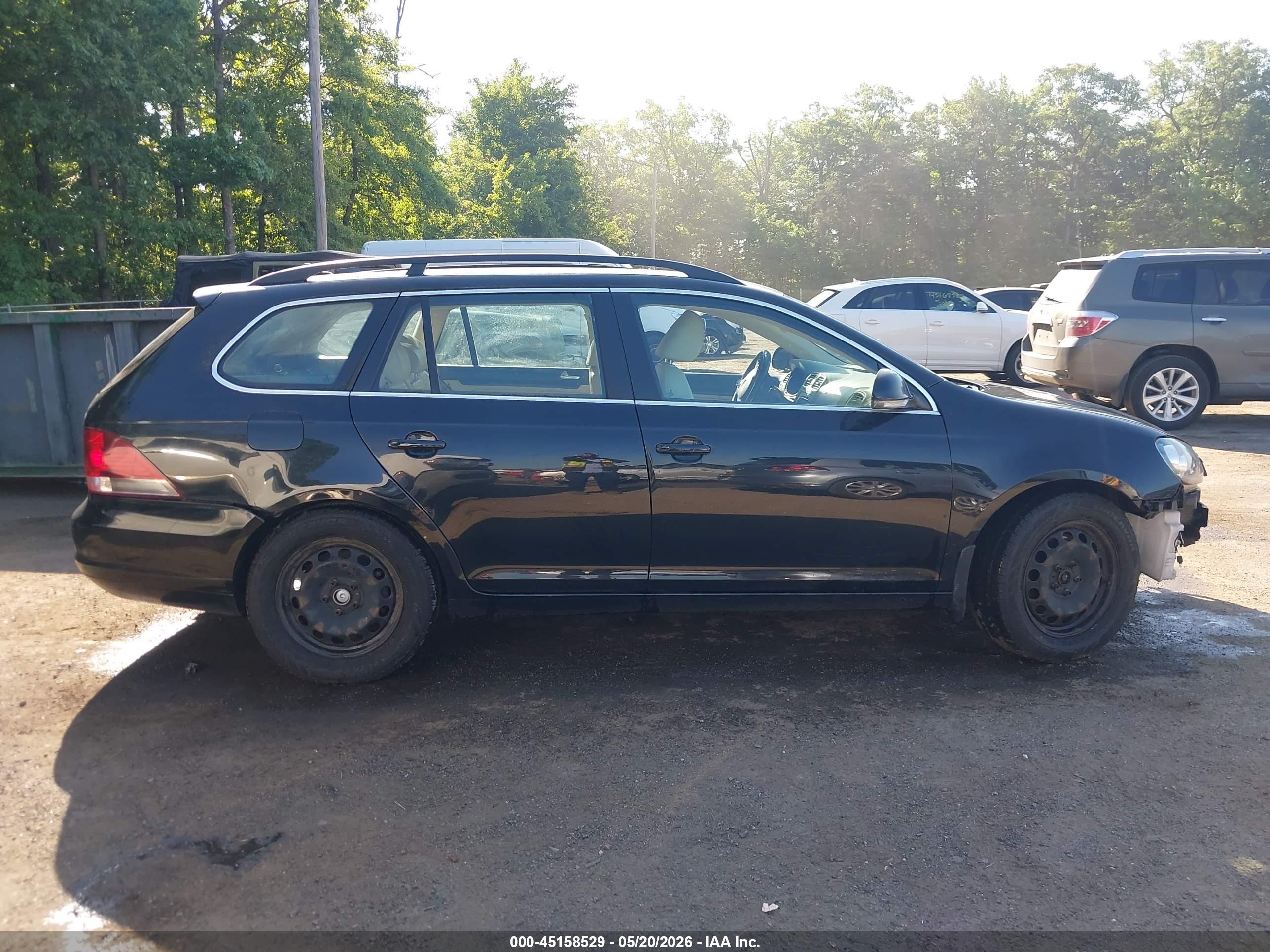 2012 Volkswagen Jetta Sportwagen 2.0l Tdi Black vin: 3VWML7AJ8CM634261