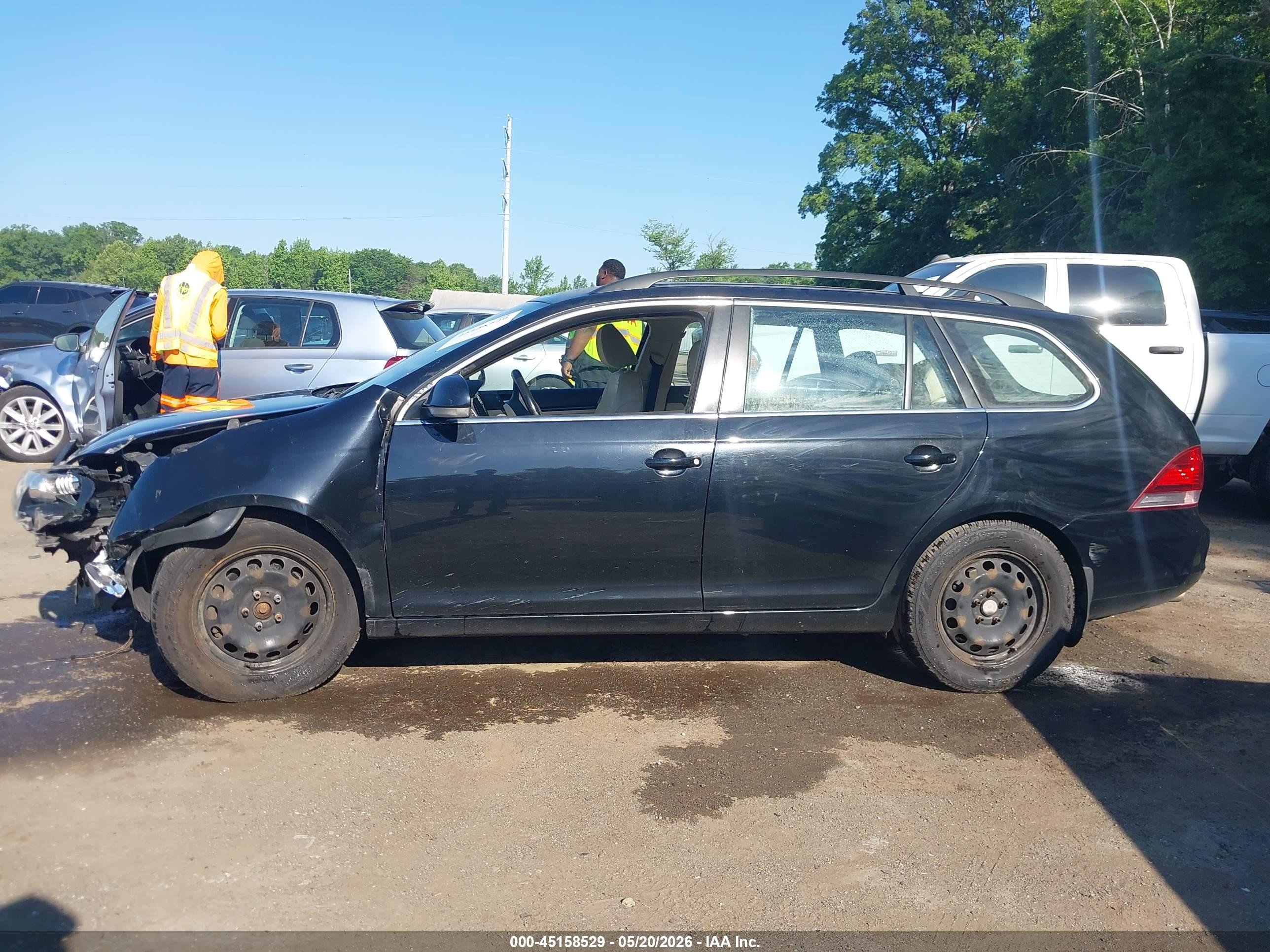2012 Volkswagen Jetta Sportwagen 2.0l Tdi Black vin: 3VWML7AJ8CM634261