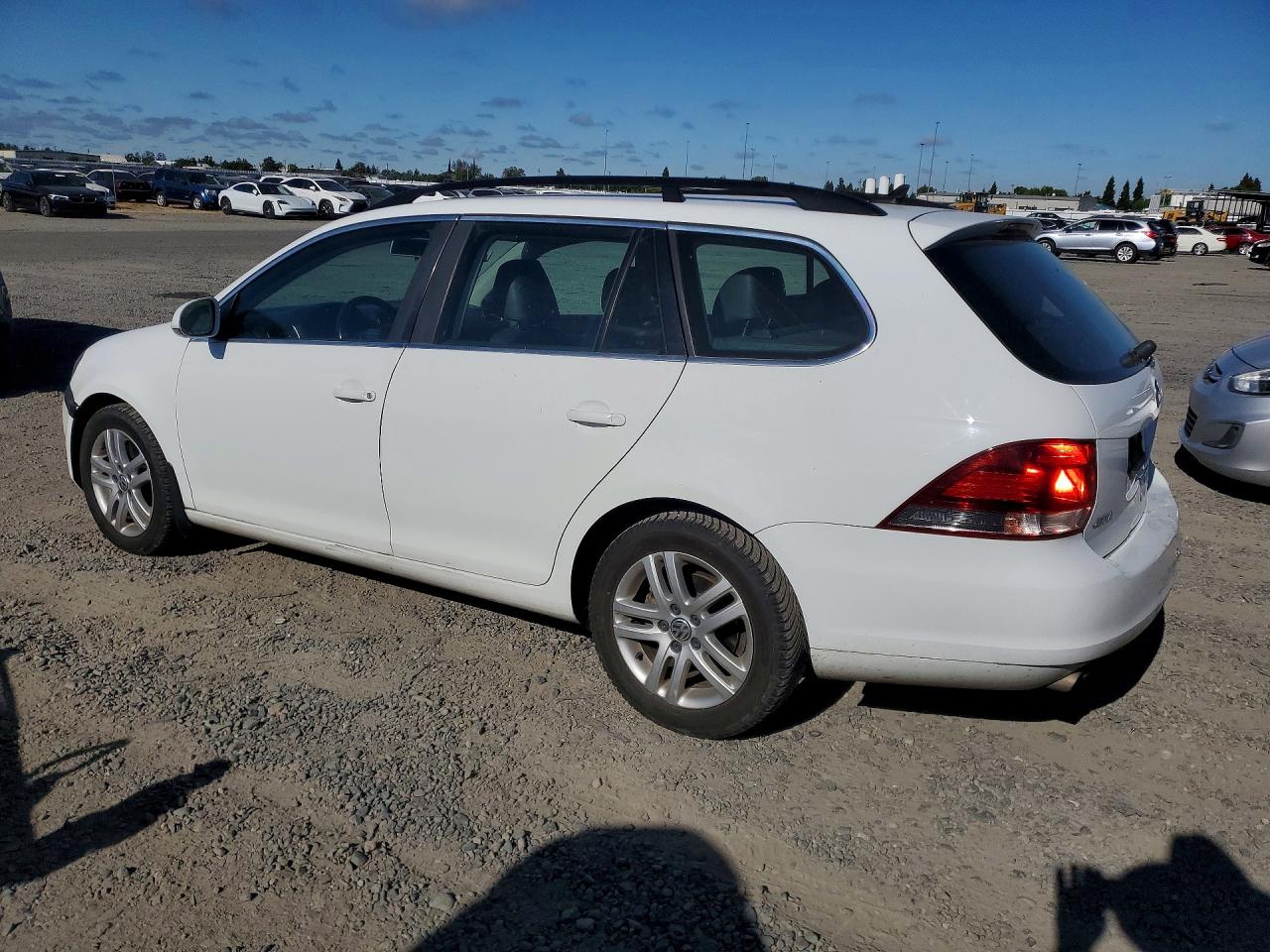 2014 Volkswagen Jetta Tdi White vin: 3VWML7AJ8EM625028