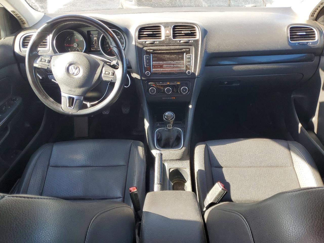 2014 Volkswagen Jetta Tdi White vin: 3VWML7AJ8EM625028