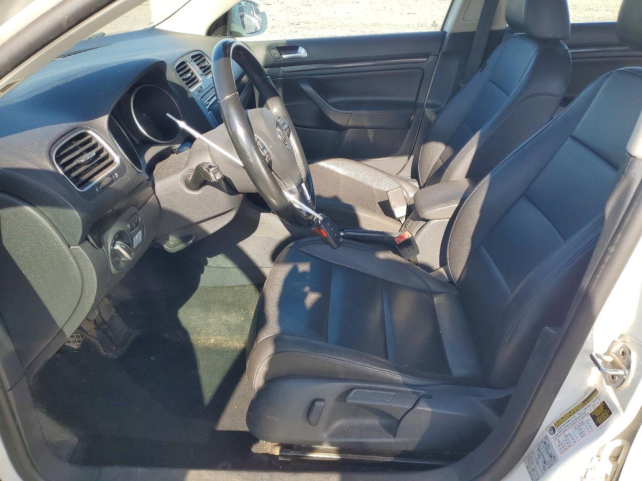 2014 Volkswagen Jetta Tdi White vin: 3VWML7AJ8EM625028