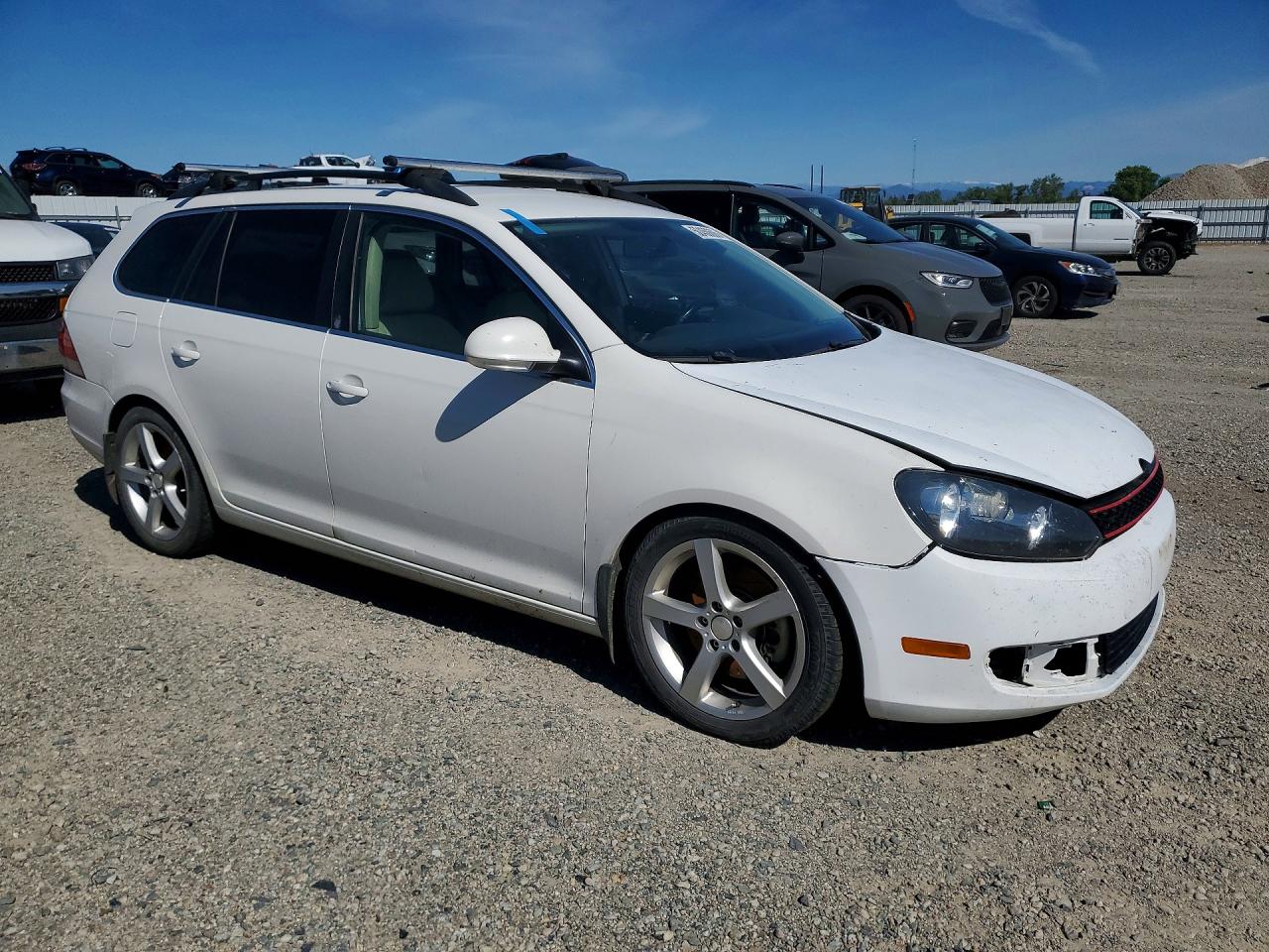 2011 Volkswagen Jetta Tdi White vin: 3VWML7AJ9BM618326