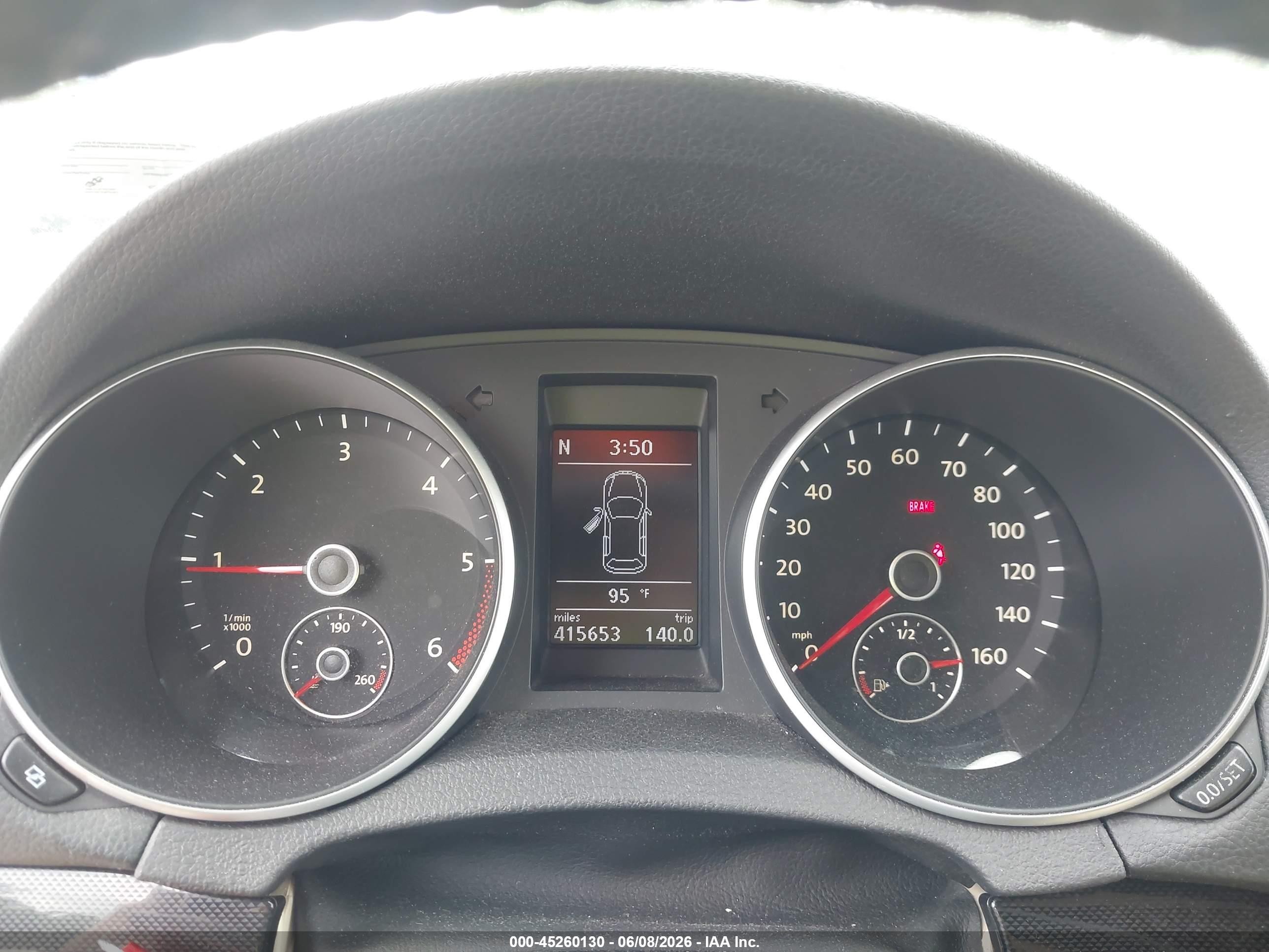 2011 Volkswagen Jetta Sportwagen 2.0l Tdi Красный vin: 3VWML7AJ9BM701982