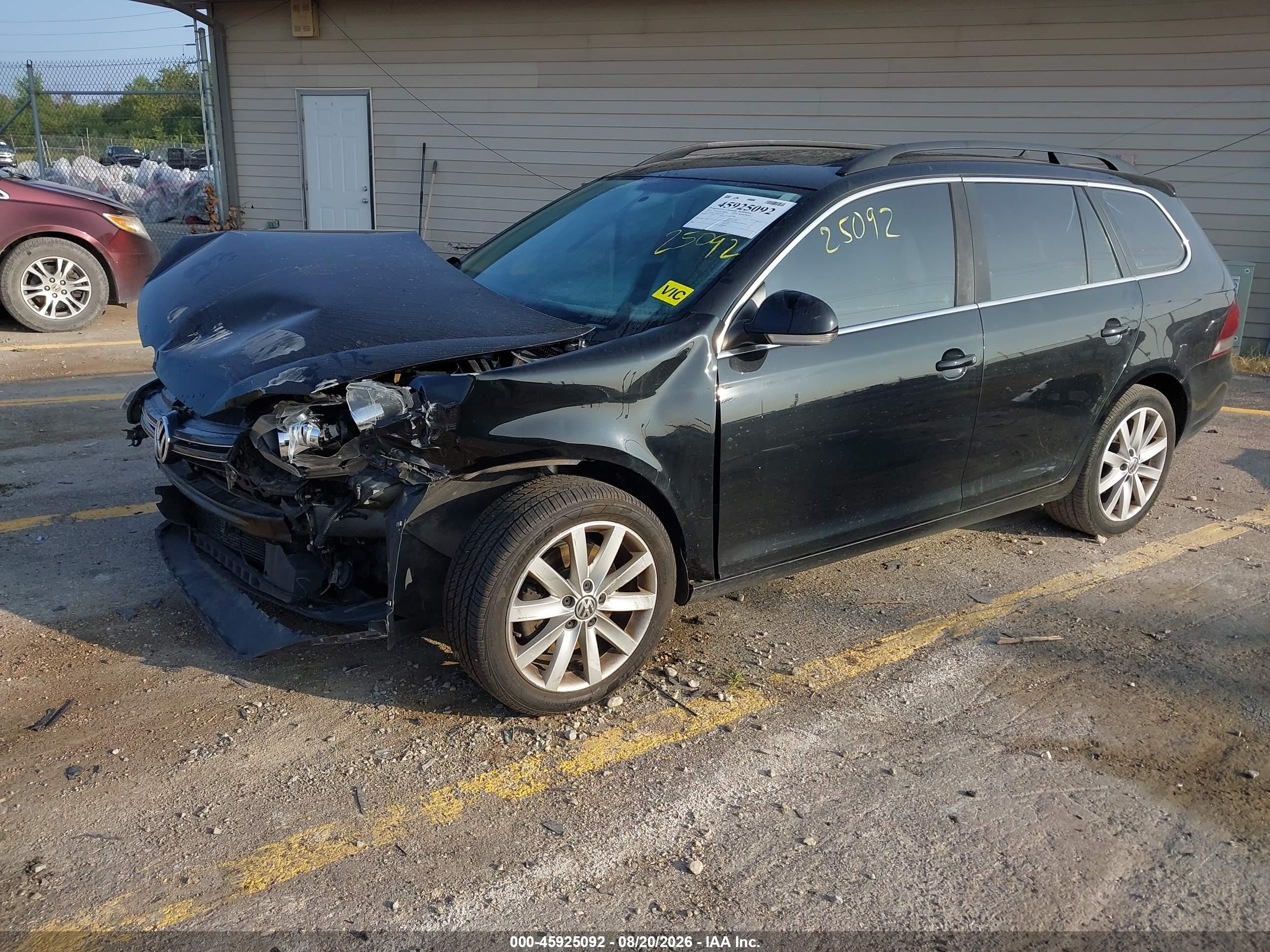 2013 Volkswagen Jetta Sportwagen 2.0l Tdi Black vin: 3VWML7AJ9DM639938