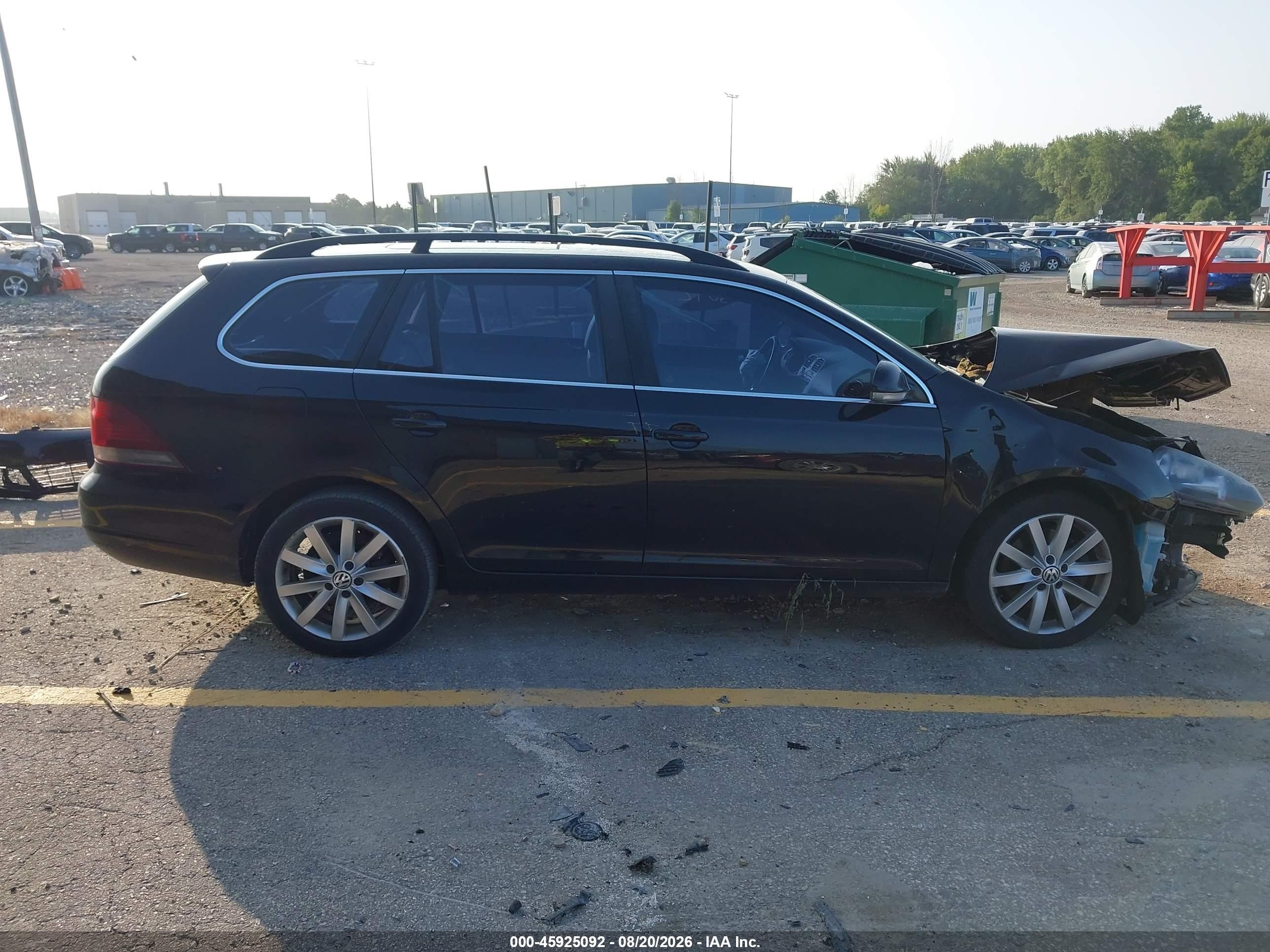 2013 Volkswagen Jetta Sportwagen 2.0l Tdi Black vin: 3VWML7AJ9DM639938