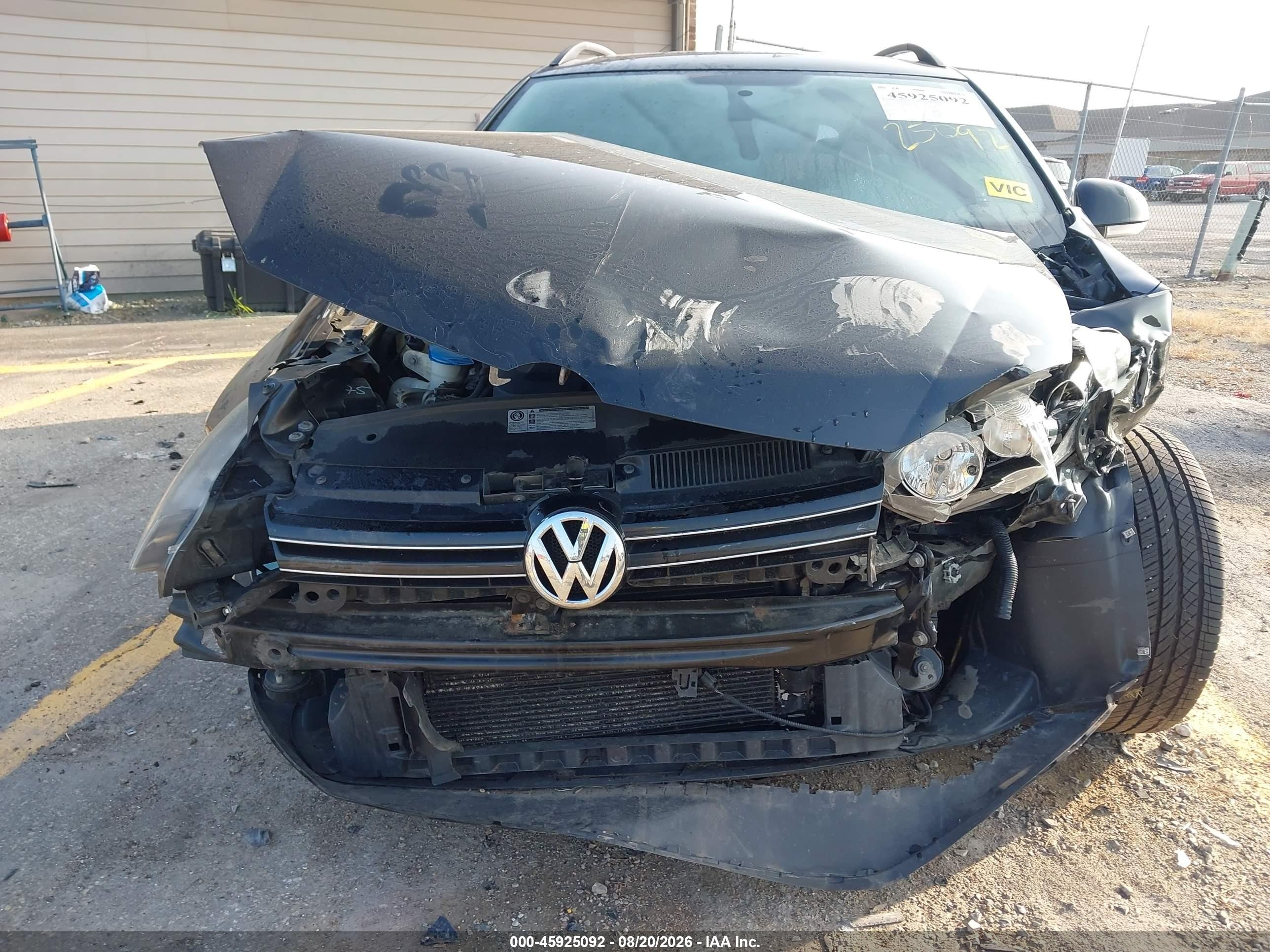 2013 Volkswagen Jetta Sportwagen 2.0l Tdi Black vin: 3VWML7AJ9DM639938
