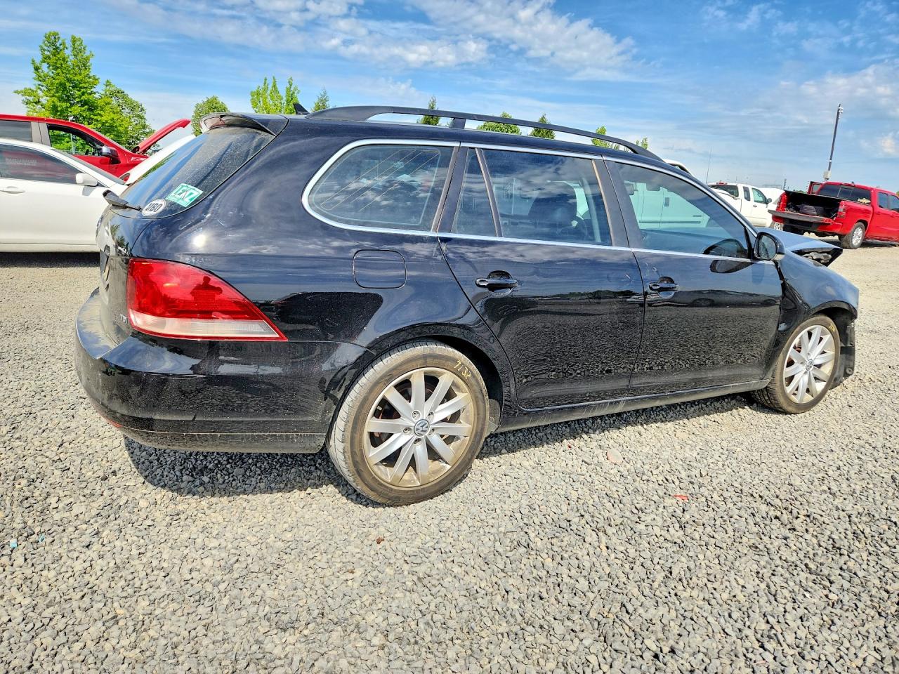 2013 Volkswagen Jetta Tdi Black vin: 3VWML7AJ9DM661518