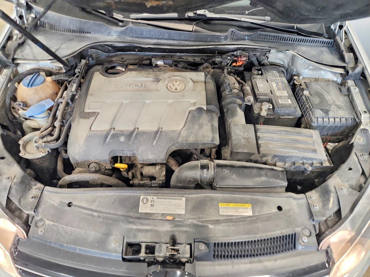 2014 Volkswagen Jetta Tdi Silver vin: 3VWML7AJ9EM606374