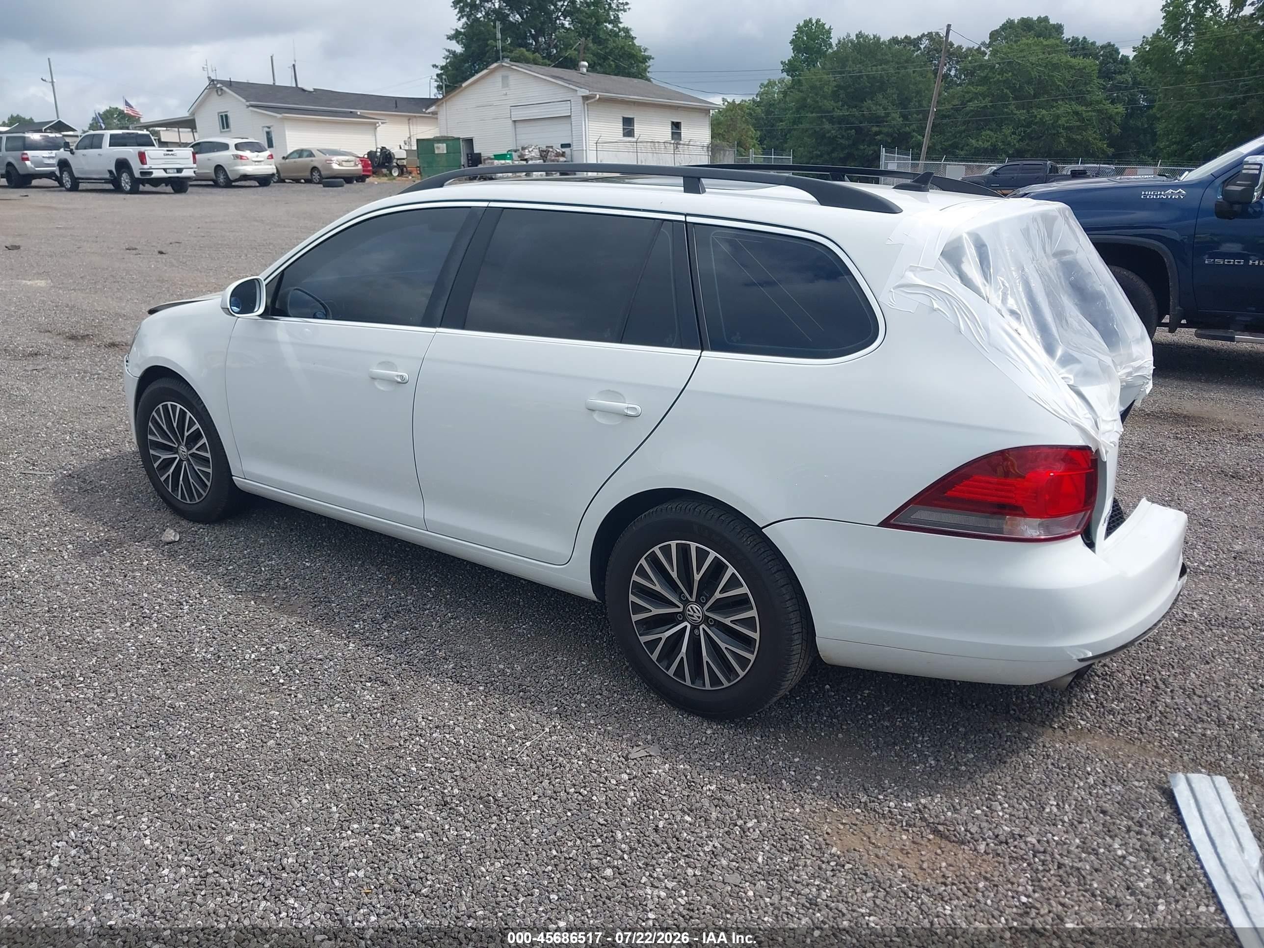 2014 Volkswagen Jetta Sportwagen 2.0l Tdi White vin: 3VWML7AJ9EM623949