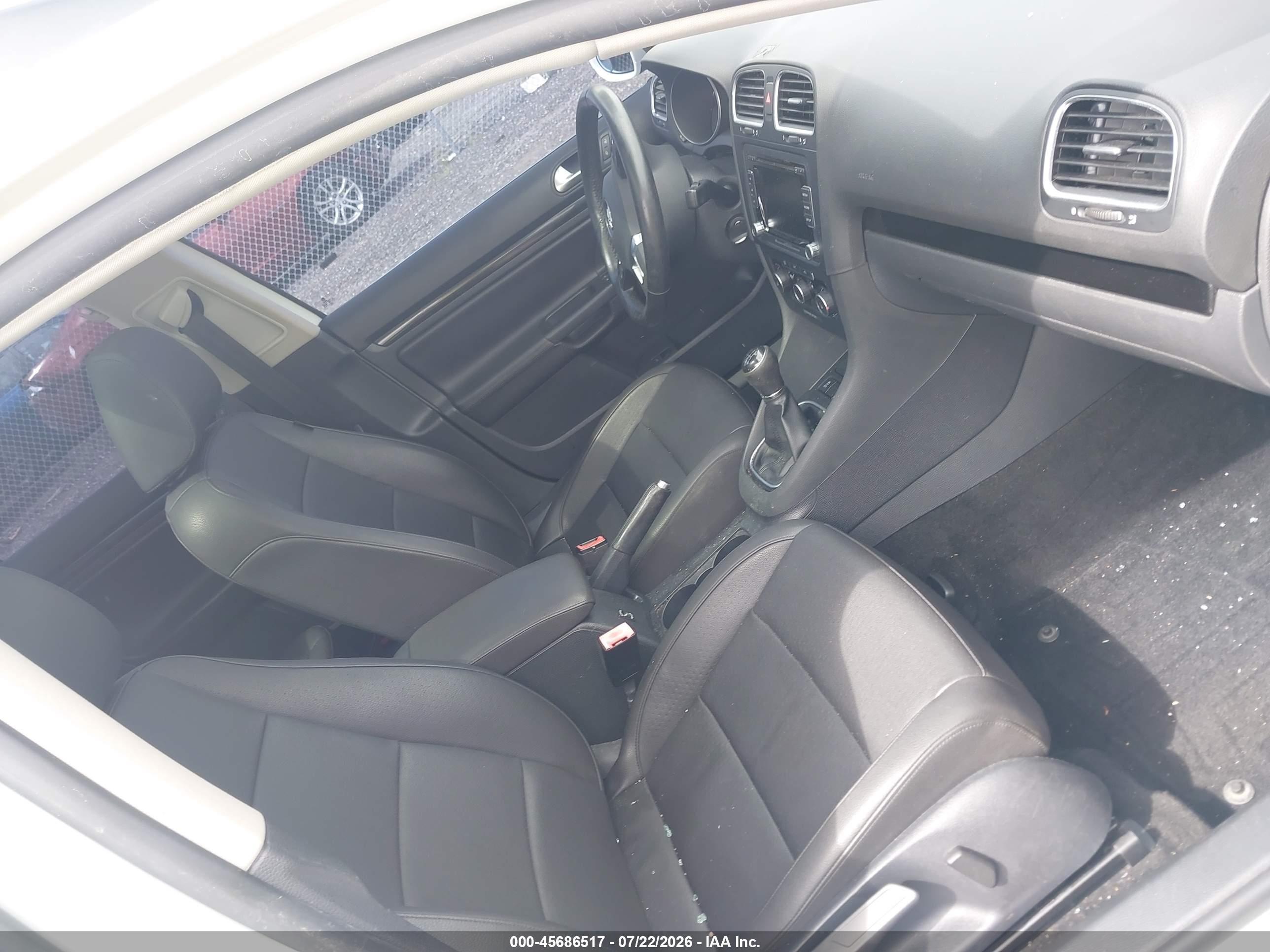 2014 Volkswagen Jetta Sportwagen 2.0l Tdi White vin: 3VWML7AJ9EM623949