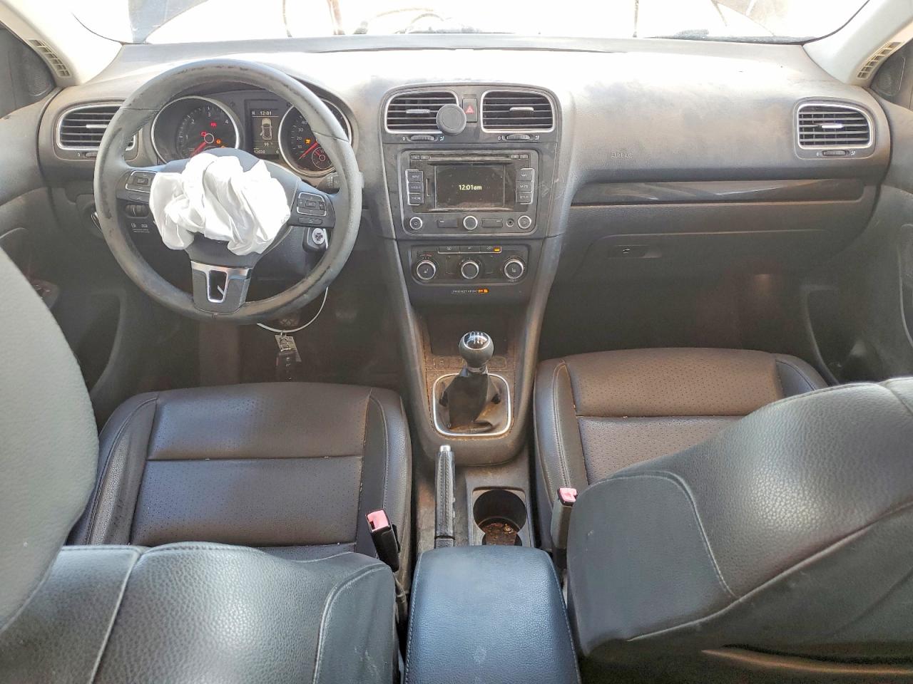 2012 Volkswagen Jetta Tdi Gray vin: 3VWML7AJXCM652647