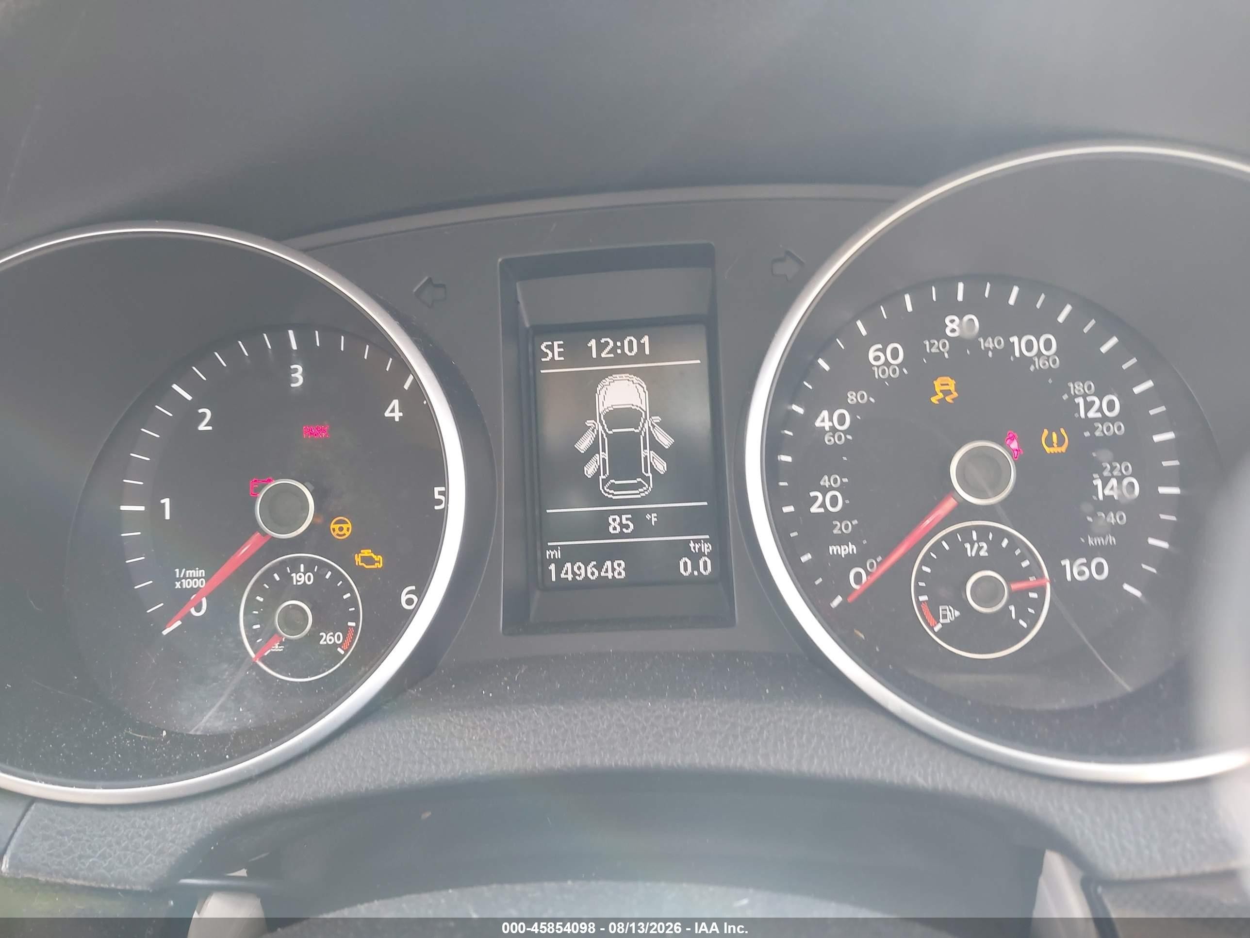 2014 Volkswagen Jetta Sportwagen 2.0l Tdi Black vin: 3VWML7AJXEM621322